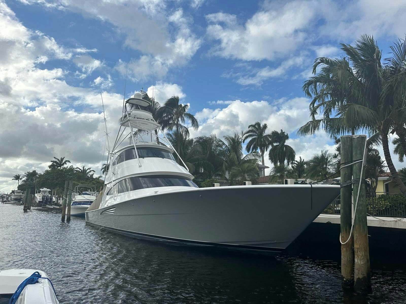 a white boat in the water aboard CABALLO GRANDE Yacht for Sale