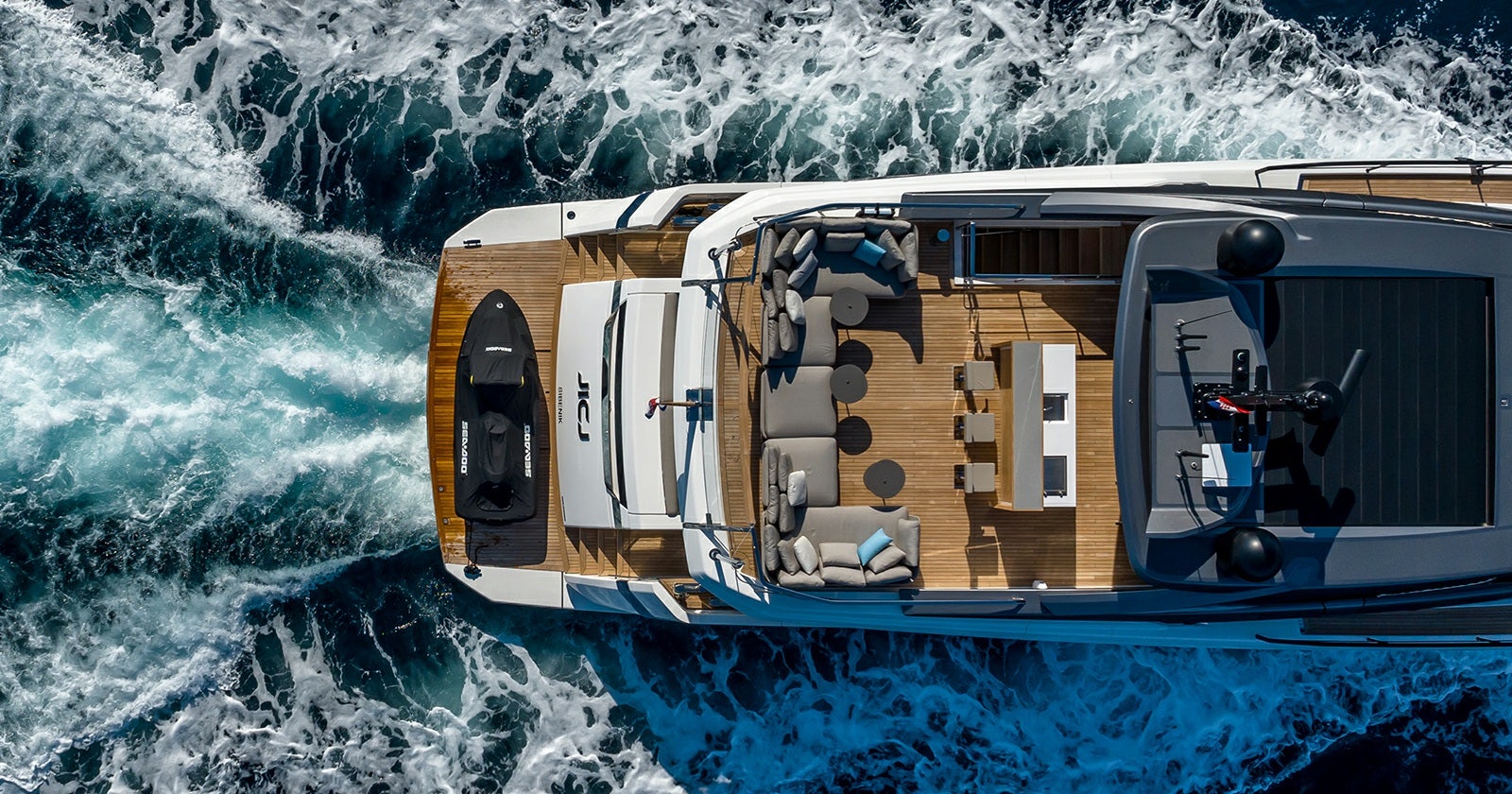 a boat in the water aboard JICJ Yacht for Sale