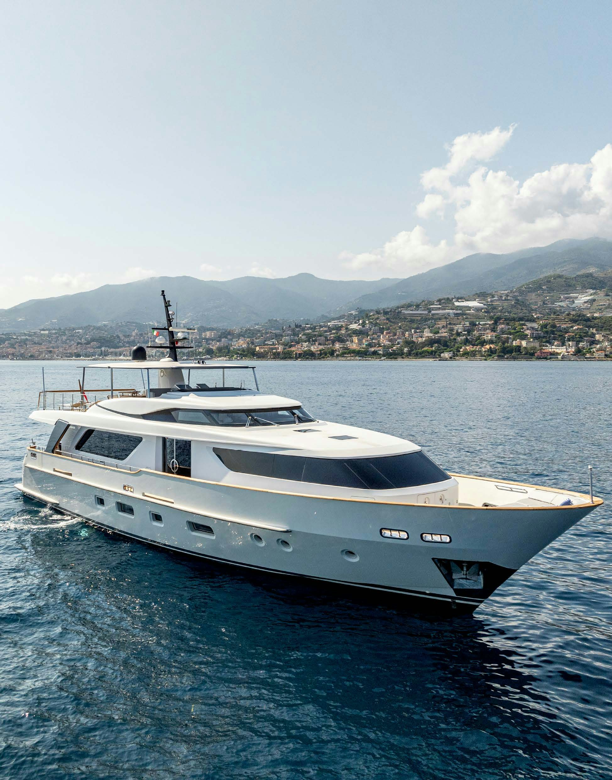 a boat in the water aboard SERENITY IV Yacht for Sale