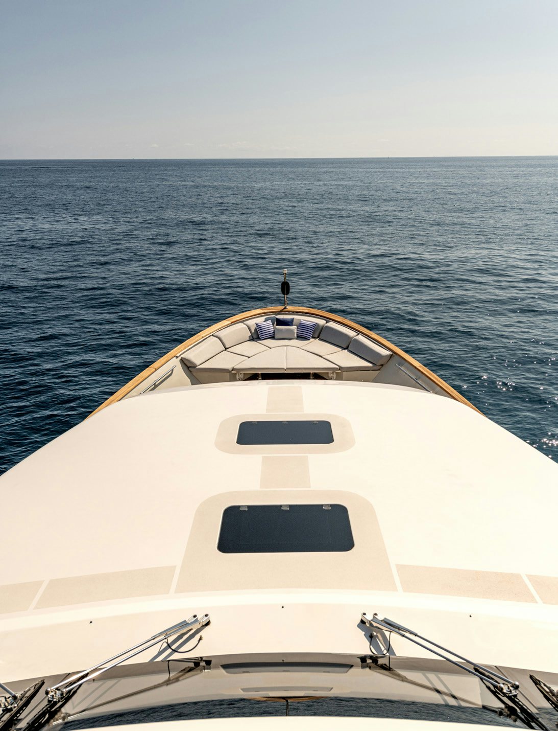 a boat on the water aboard SERENITY IV Yacht for Sale