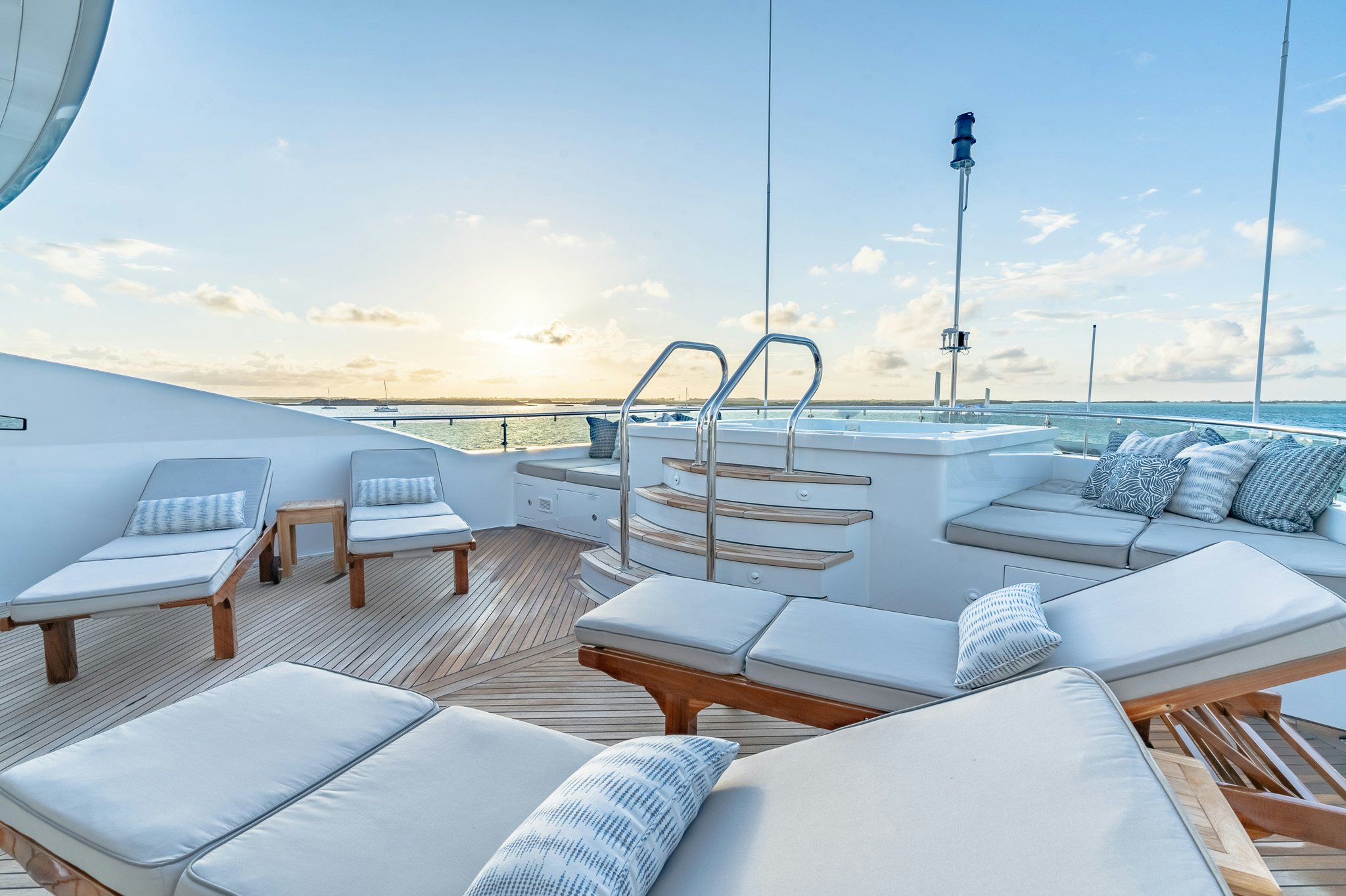 a boat on the water aboard ZOOM ZOOM ZOOM Yacht for Charter