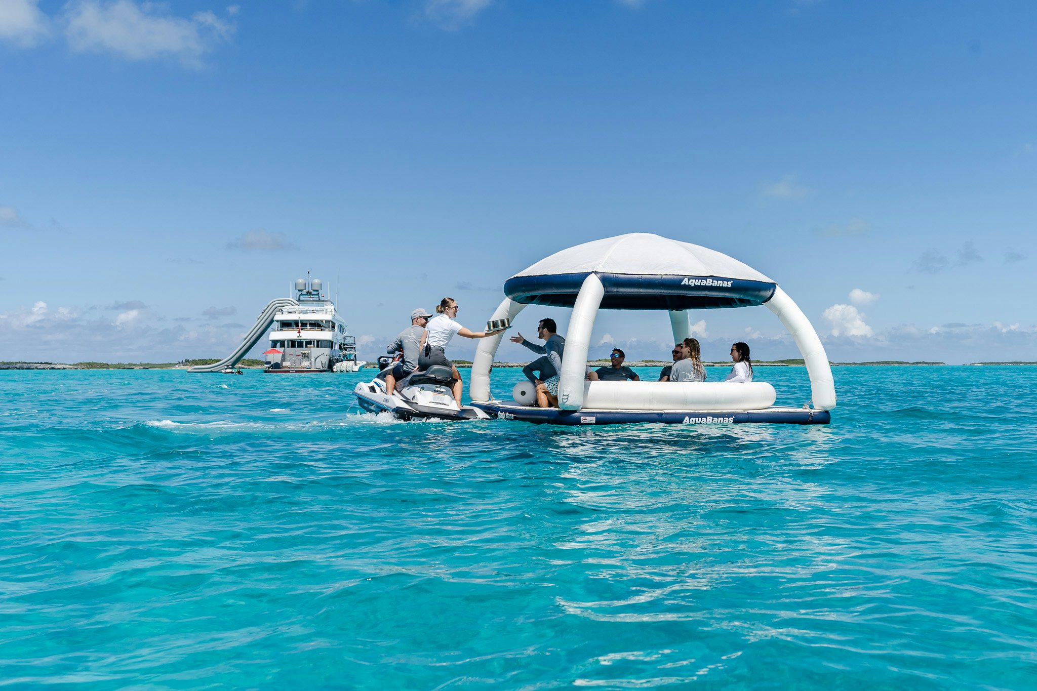 a group of people on a boat aboard ZOOM ZOOM ZOOM Yacht for Charter