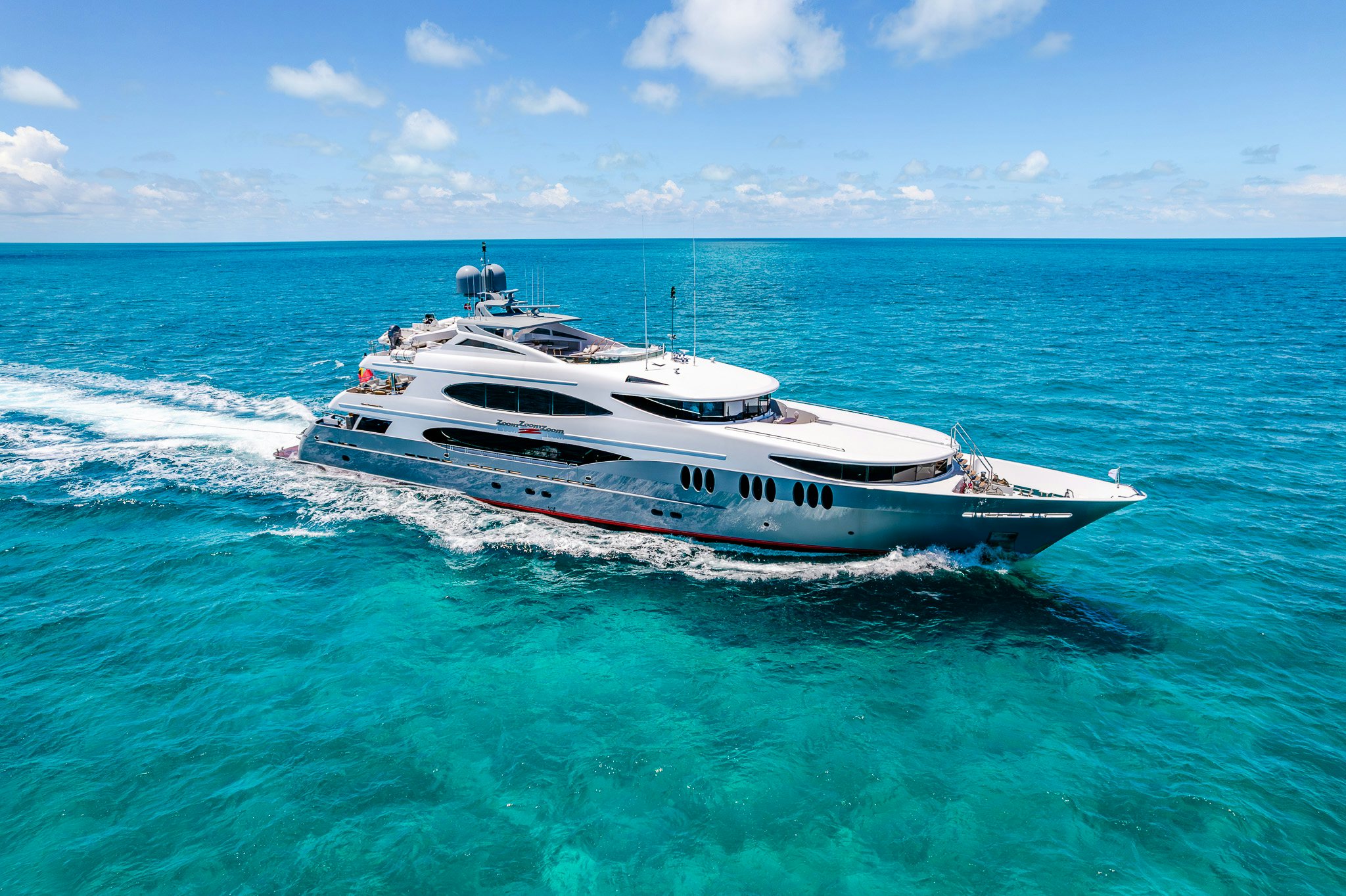 a boat in the water aboard ZOOM ZOOM ZOOM Yacht for Charter