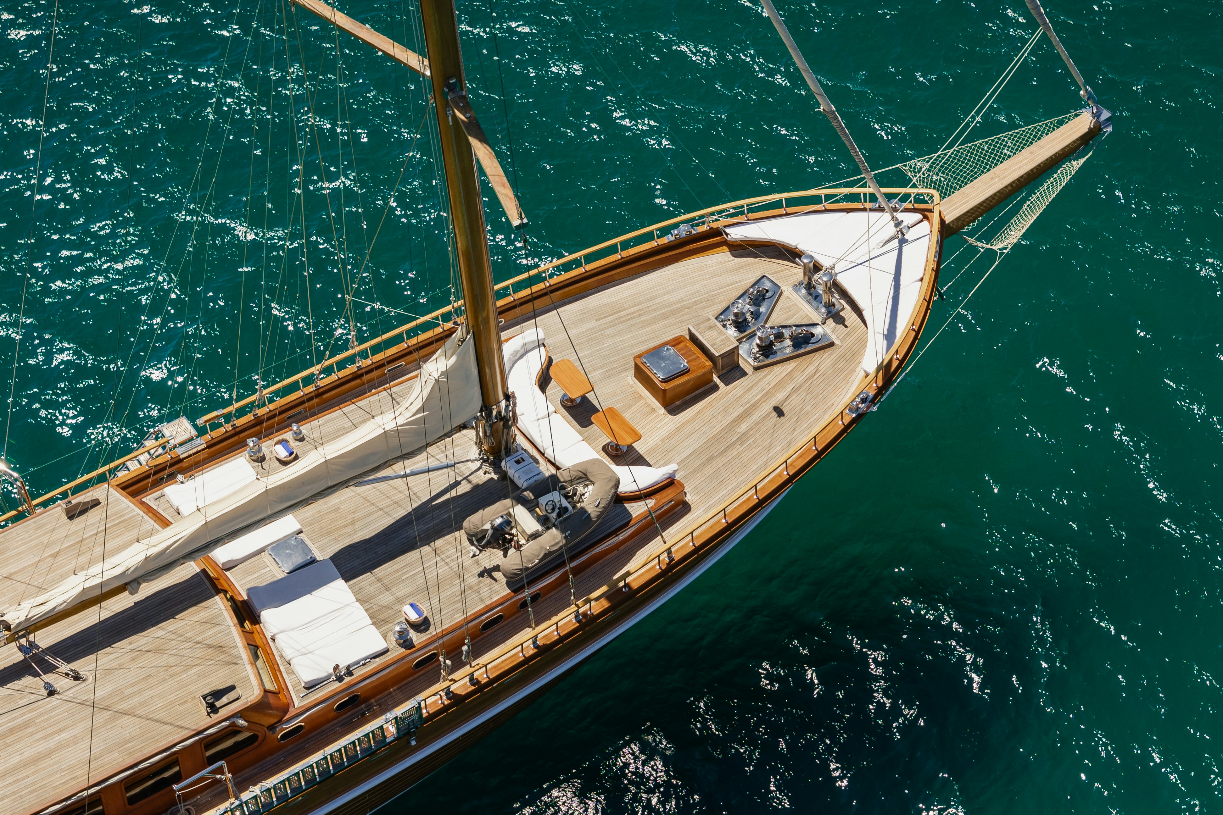 a ship in the water aboard CAKIRYILDIZ Yacht for Sale