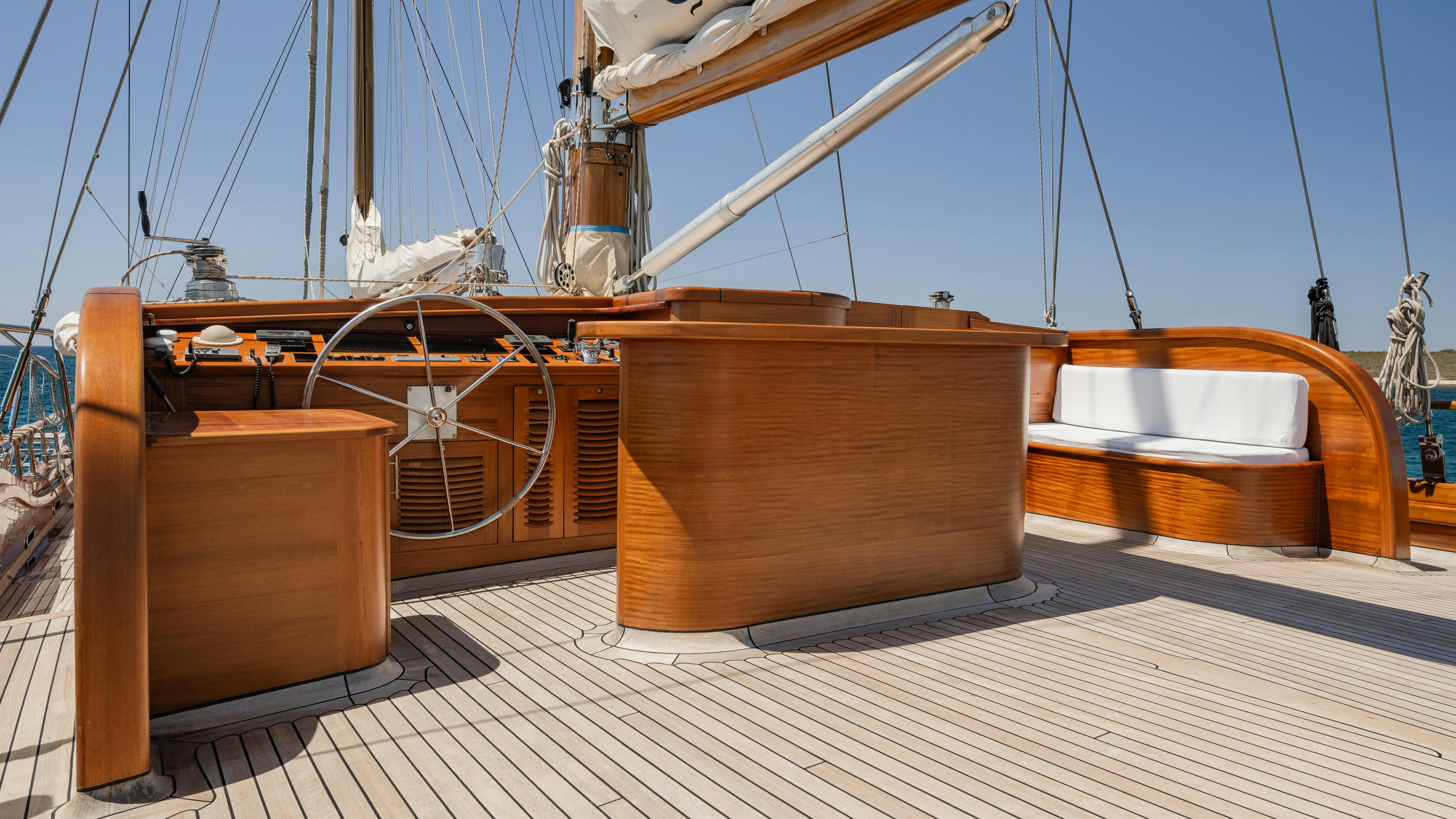a boat on a dock aboard CAKIRYILDIZ Yacht for Sale