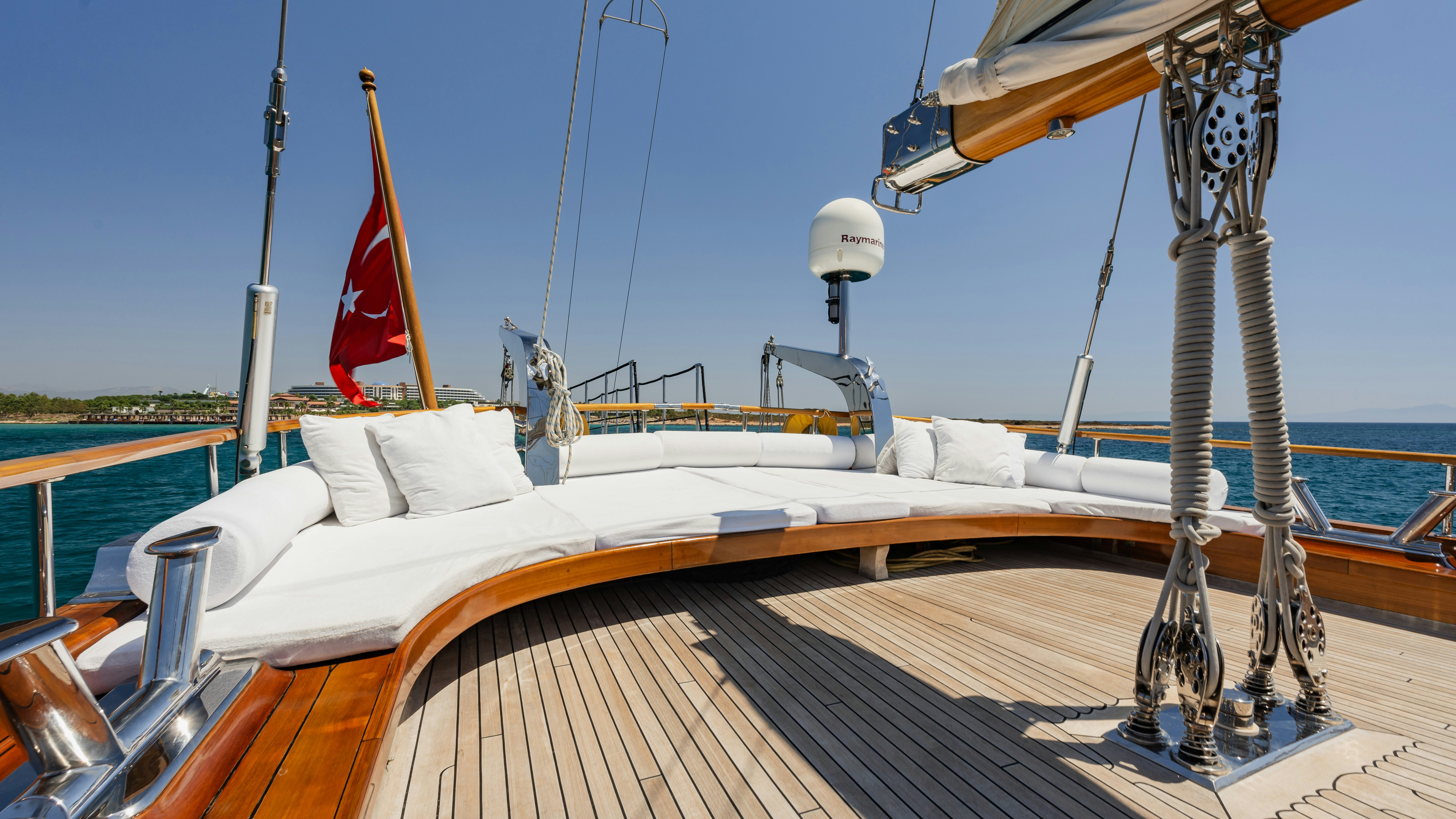 a boat on the water aboard CAKIRYILDIZ Yacht for Sale