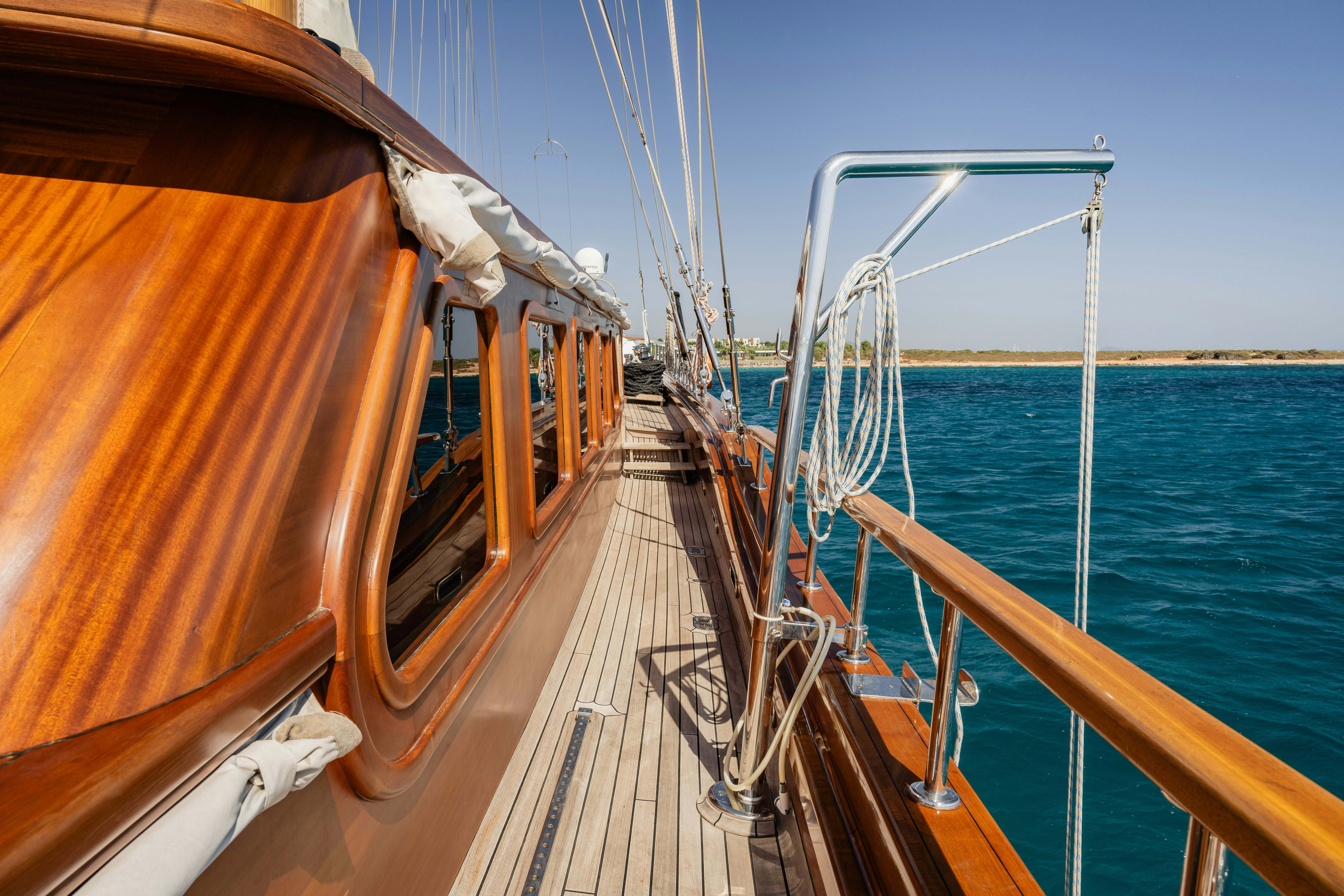 a boat on the water aboard CAKIRYILDIZ Yacht for Sale