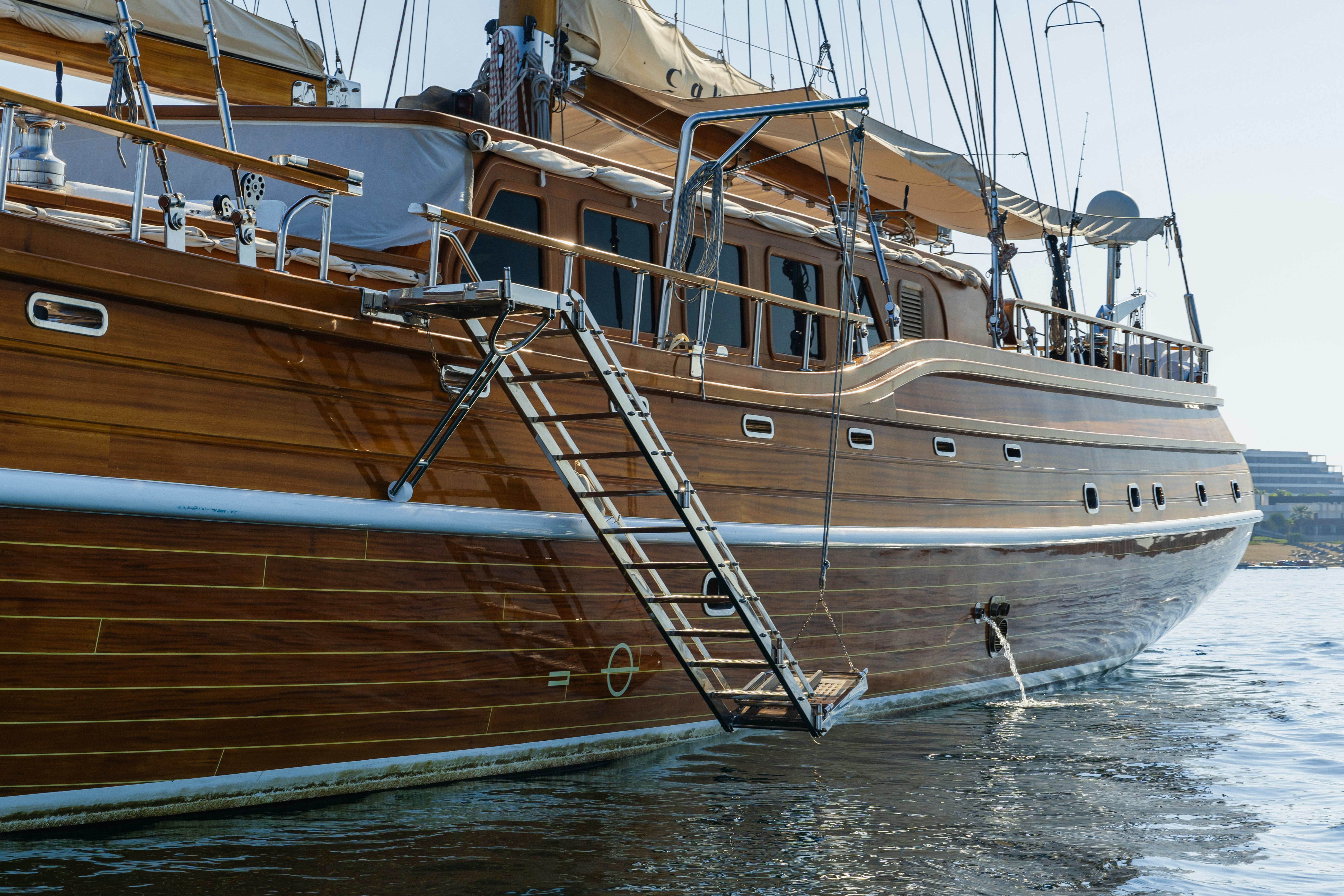 a boat on the water aboard CAKIRYILDIZ Yacht for Sale