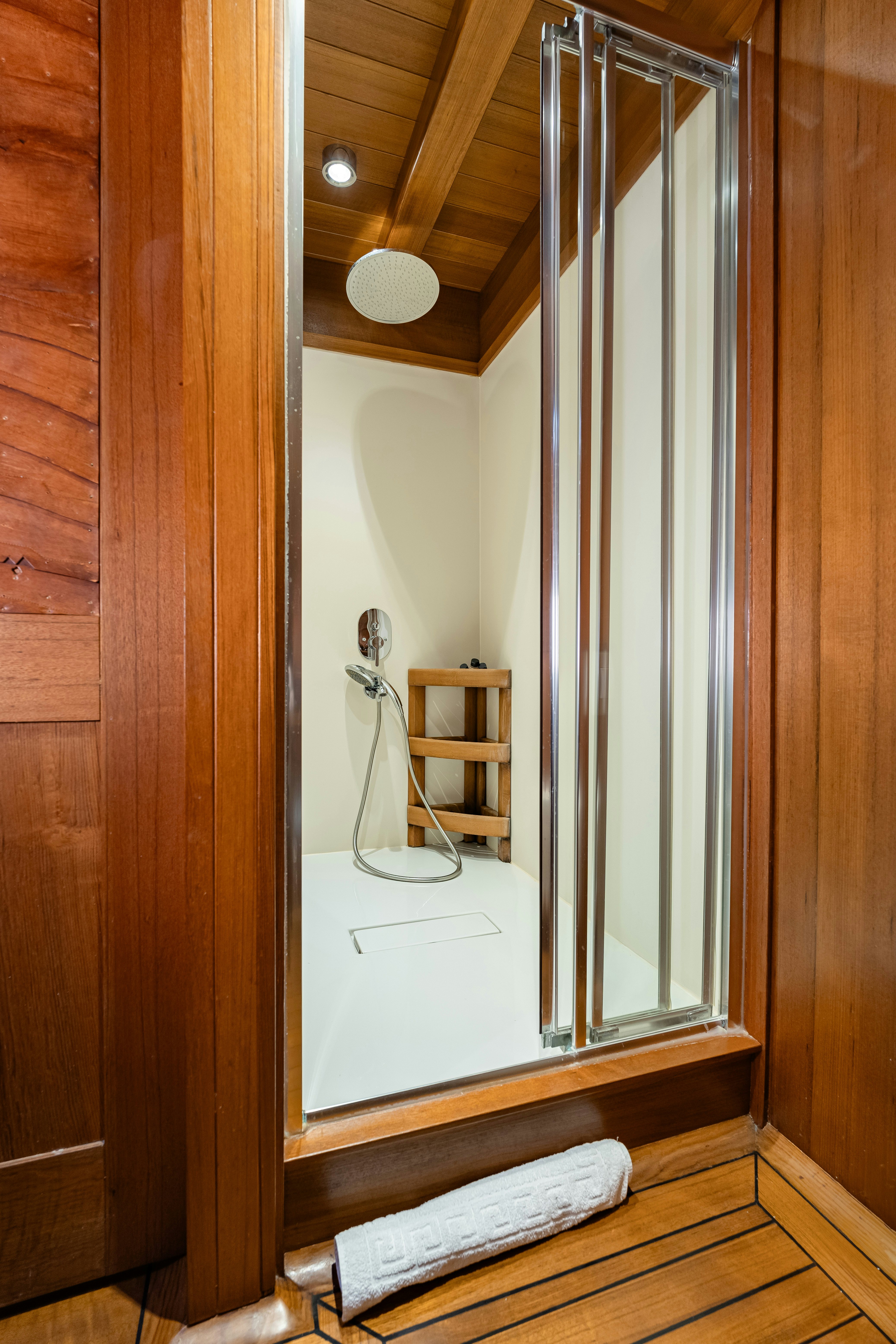 a door with a mirror aboard CAKIRYILDIZ Yacht for Sale