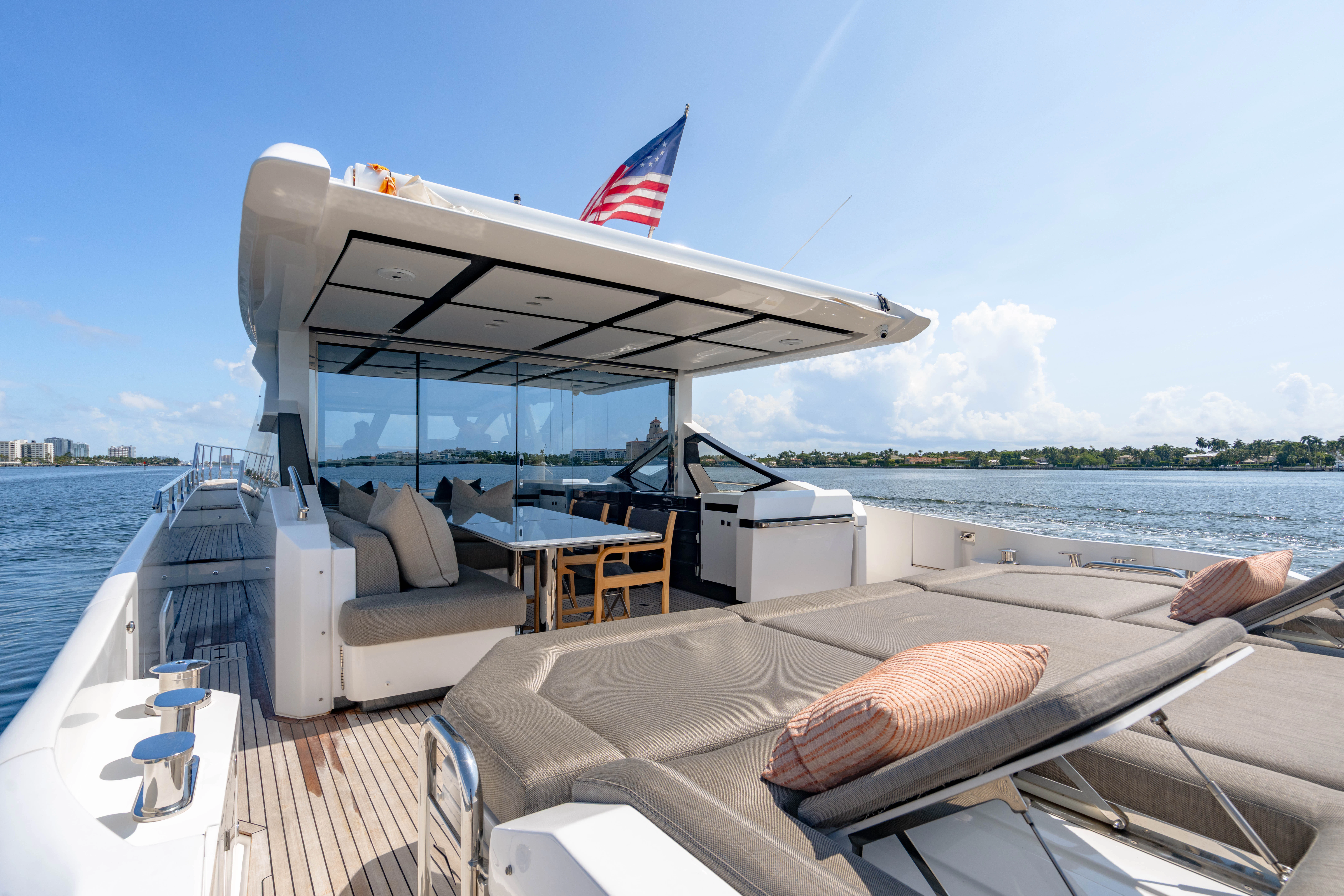a boat on the water aboard ESCAPIST Yacht for Sale