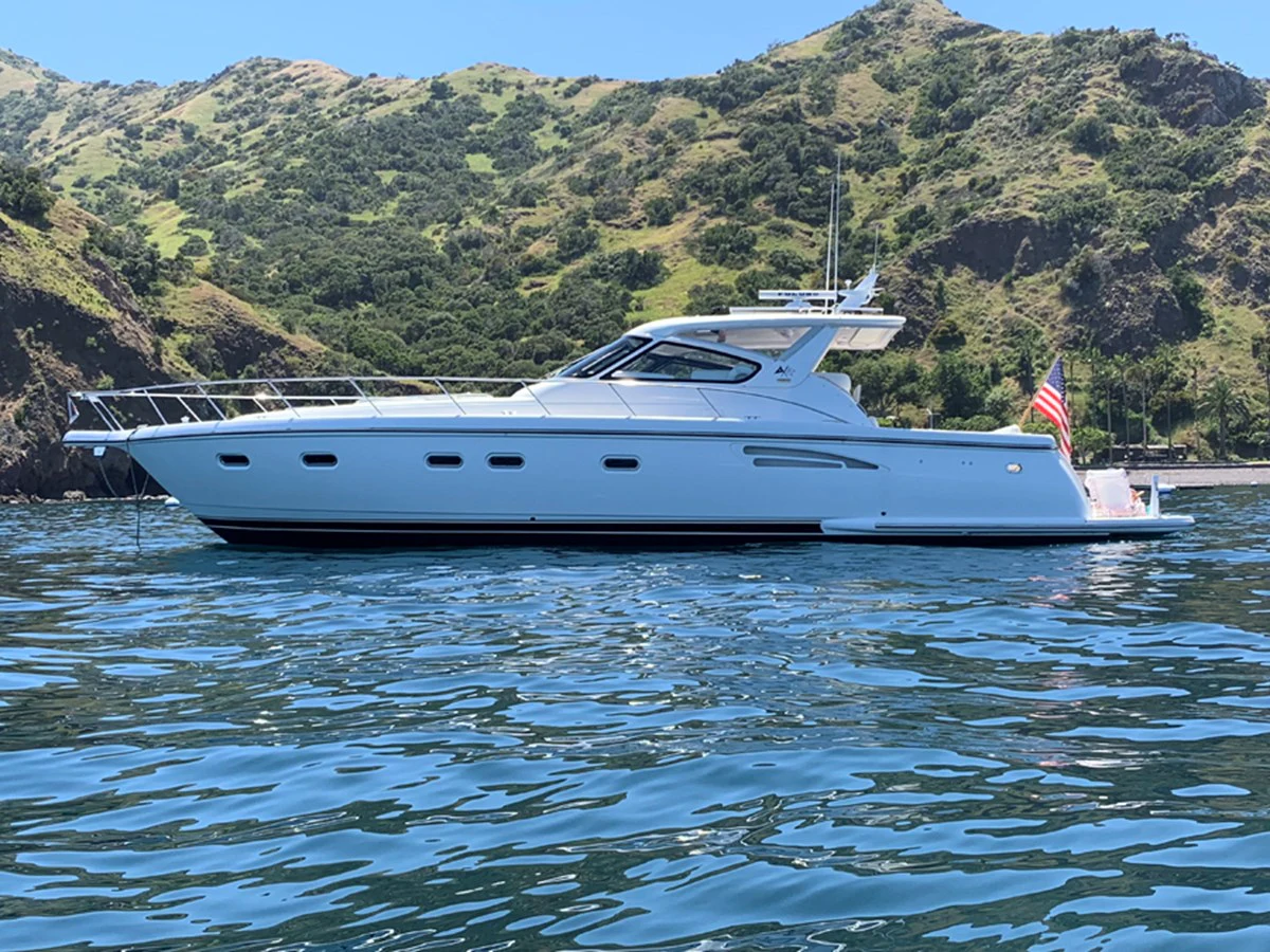 a boat in the water aboard GOOD ENERGY TOO Yacht for Sale