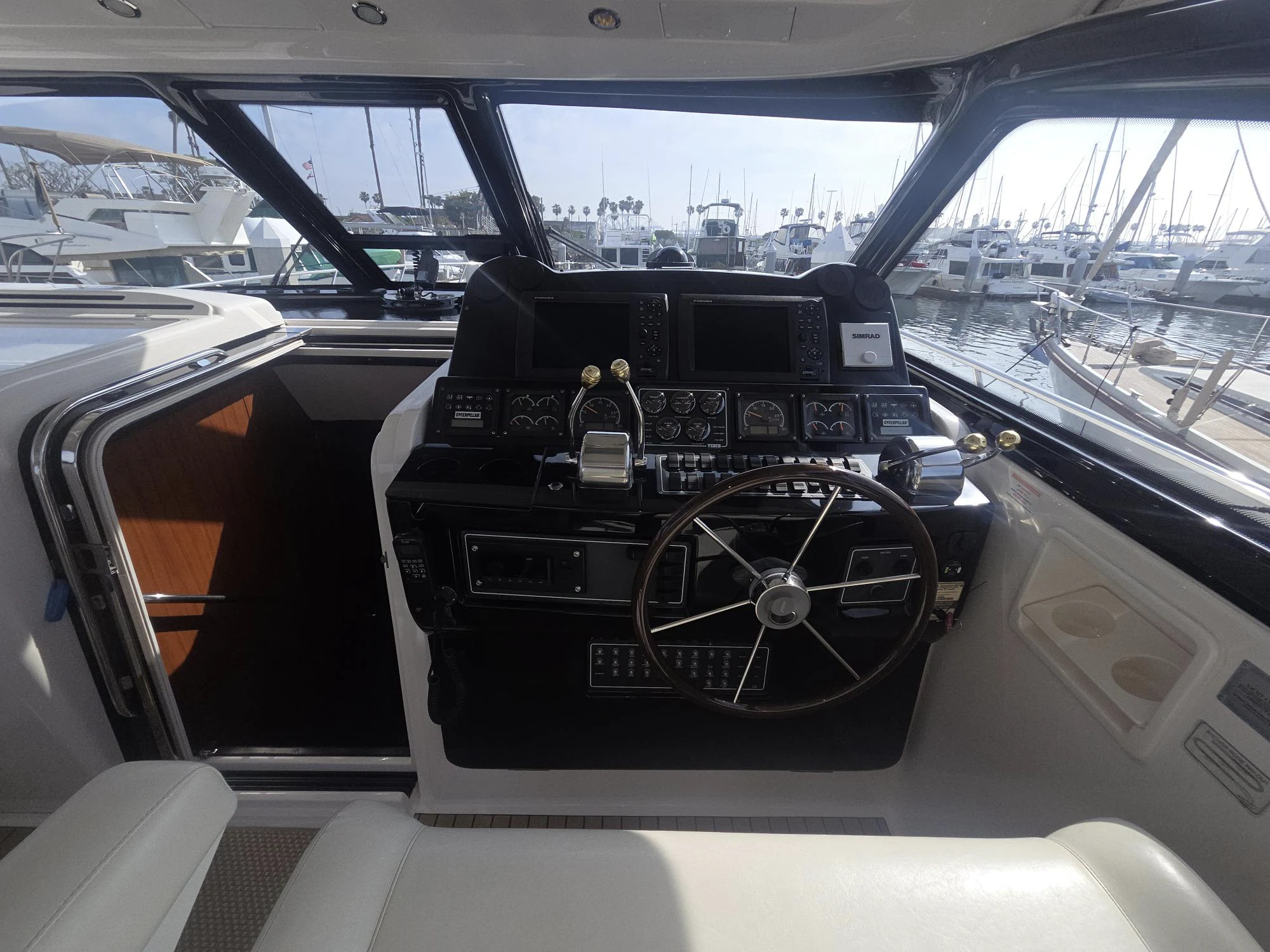 the interior of a car aboard GOOD ENERGY TOO Yacht for Sale