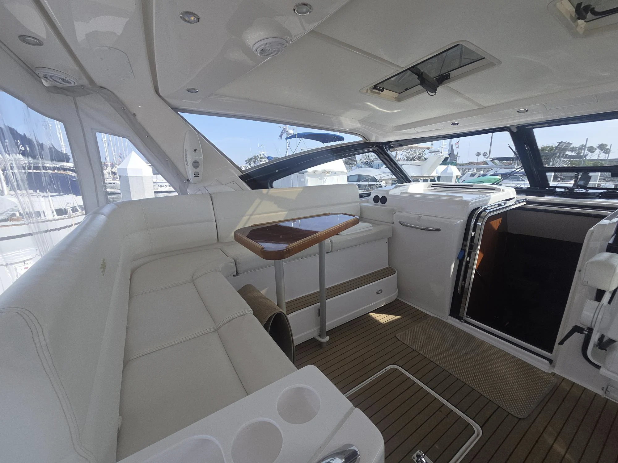 inside of a car aboard GOOD ENERGY TOO Yacht for Sale