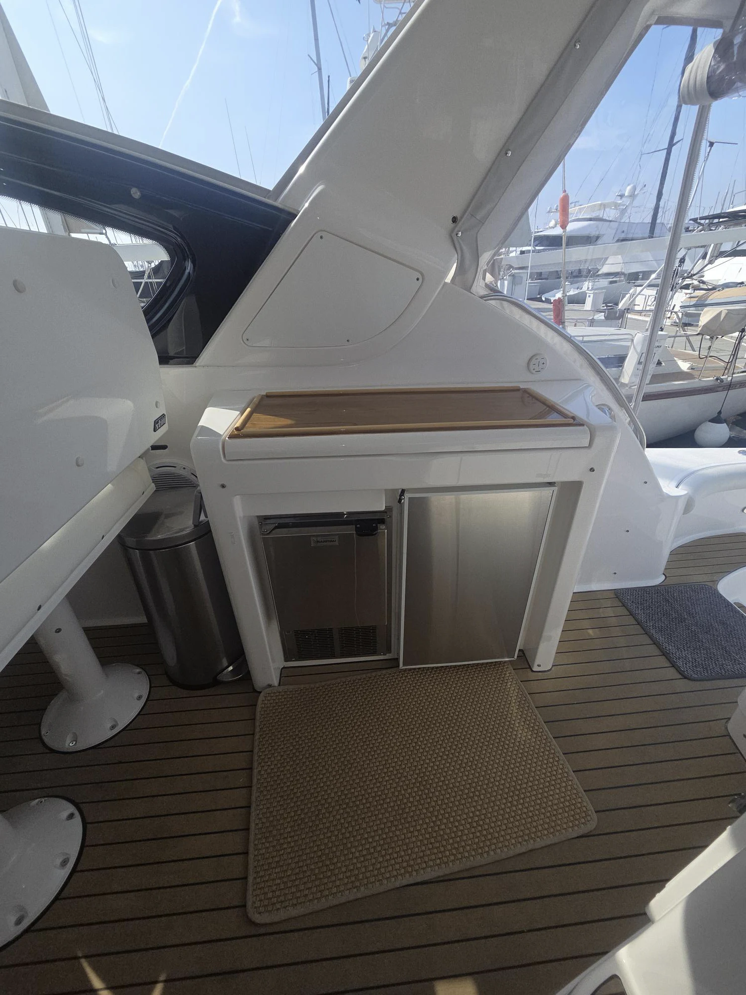 a large metal object aboard GOOD ENERGY TOO Yacht for Sale