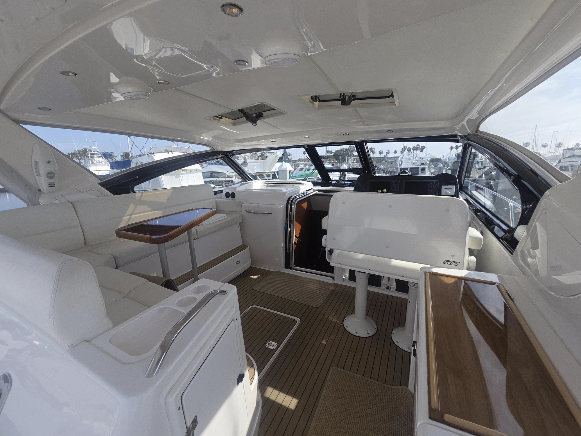 inside of a car aboard GOOD ENERGY TOO Yacht for Sale