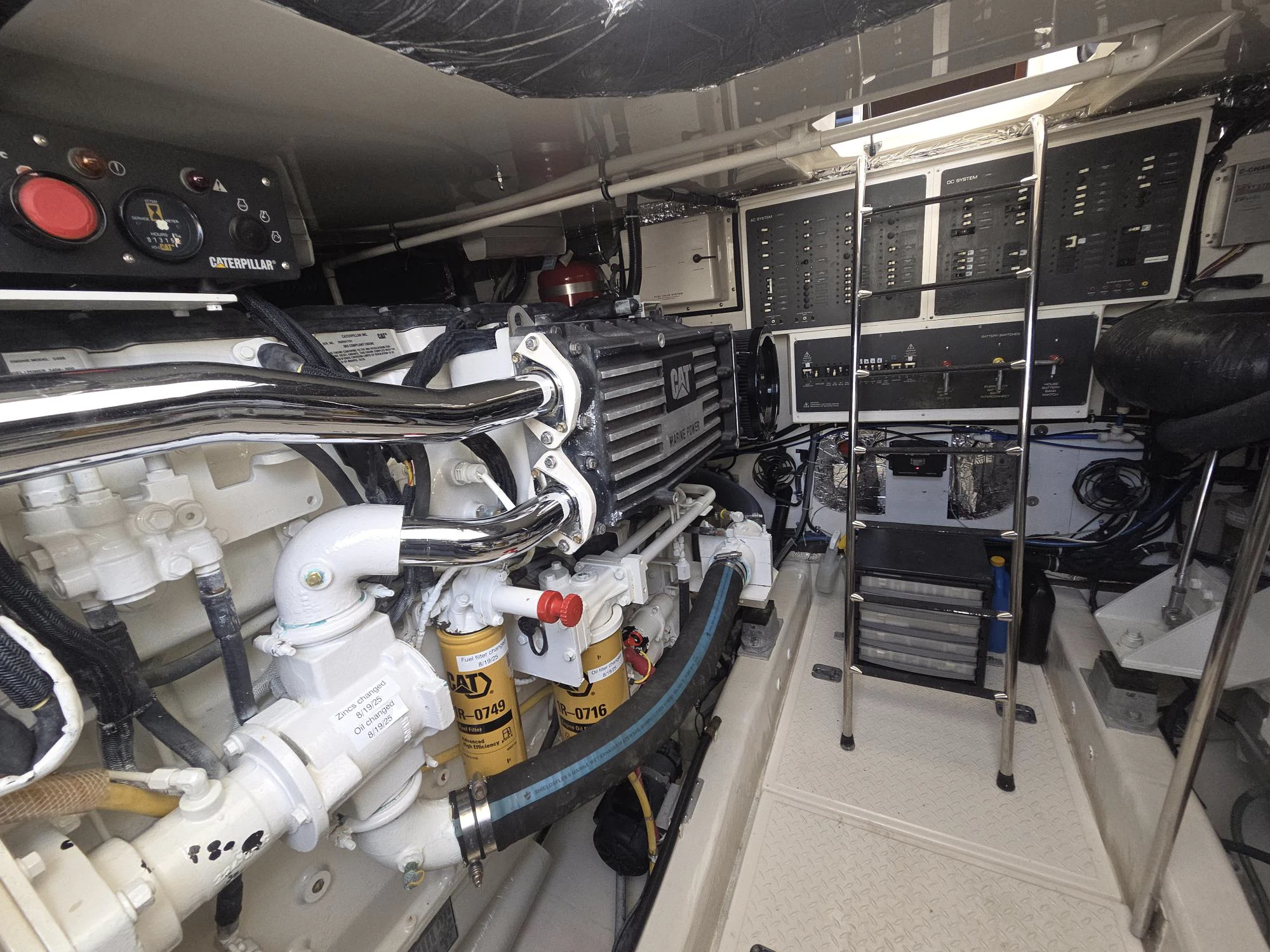 a close-up of a machine aboard GOOD ENERGY TOO Yacht for Sale