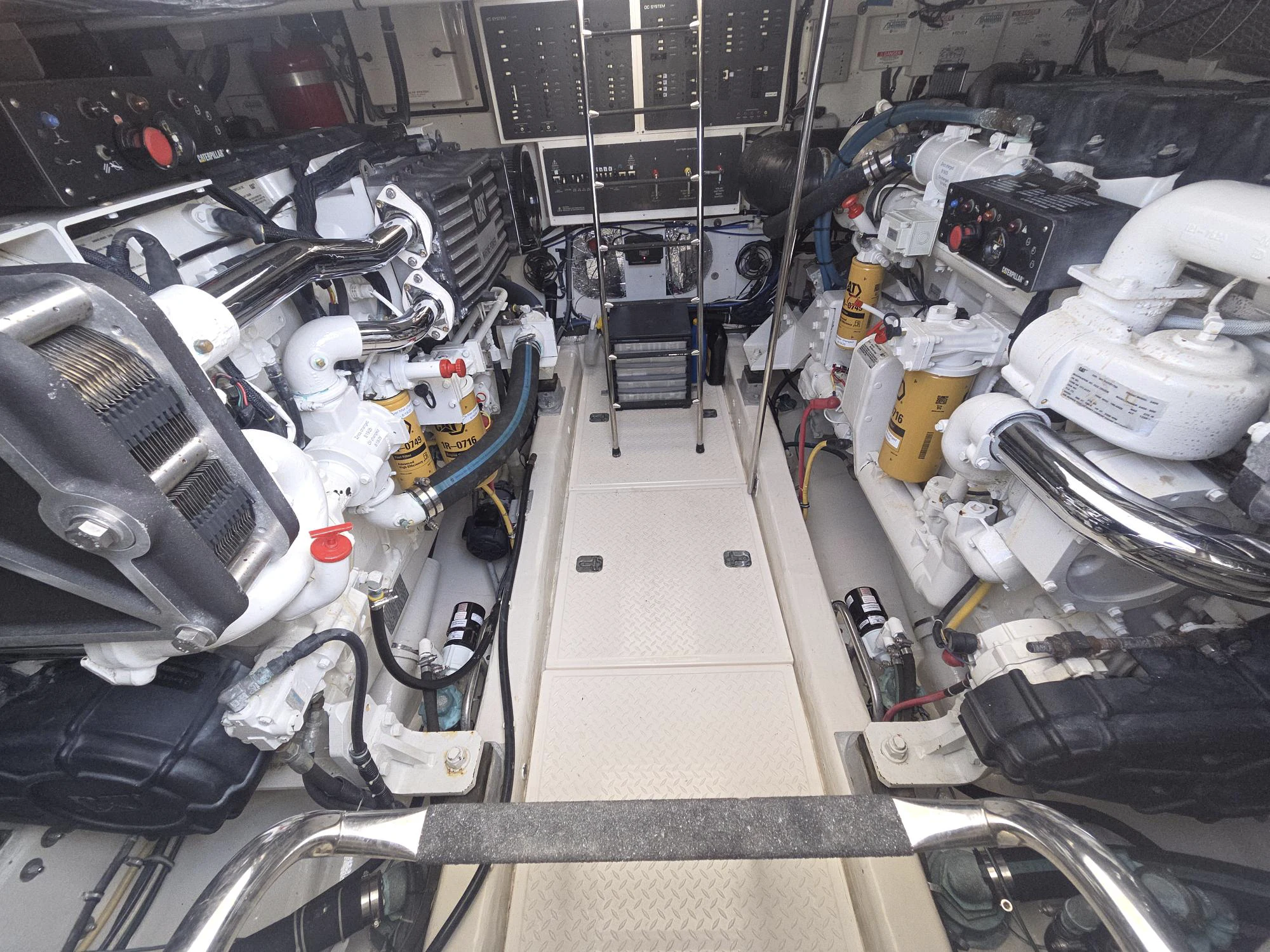 a room with a lot of equipment aboard GOOD ENERGY TOO Yacht for Sale