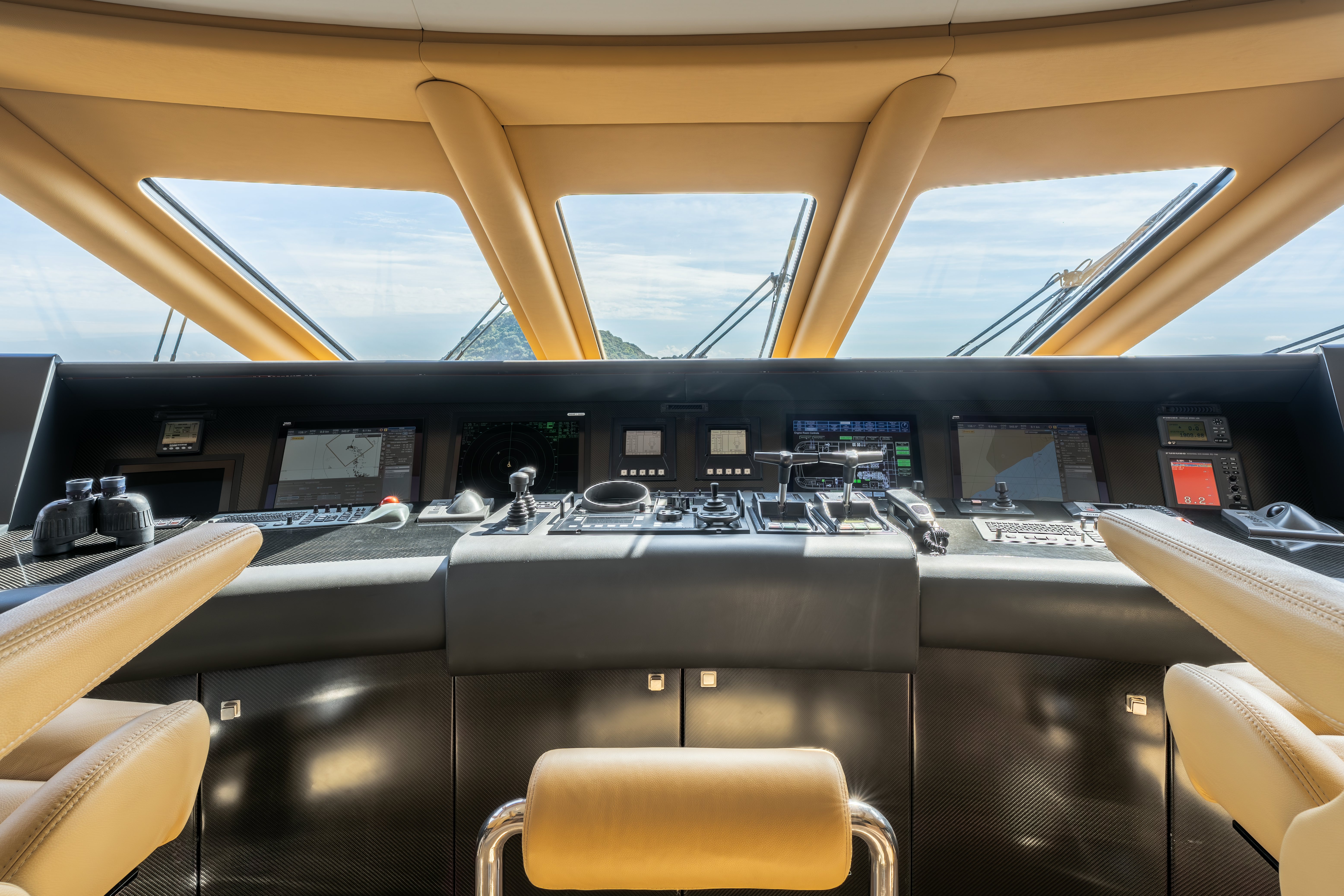 the inside of a plane aboard G3 Yacht for Sale