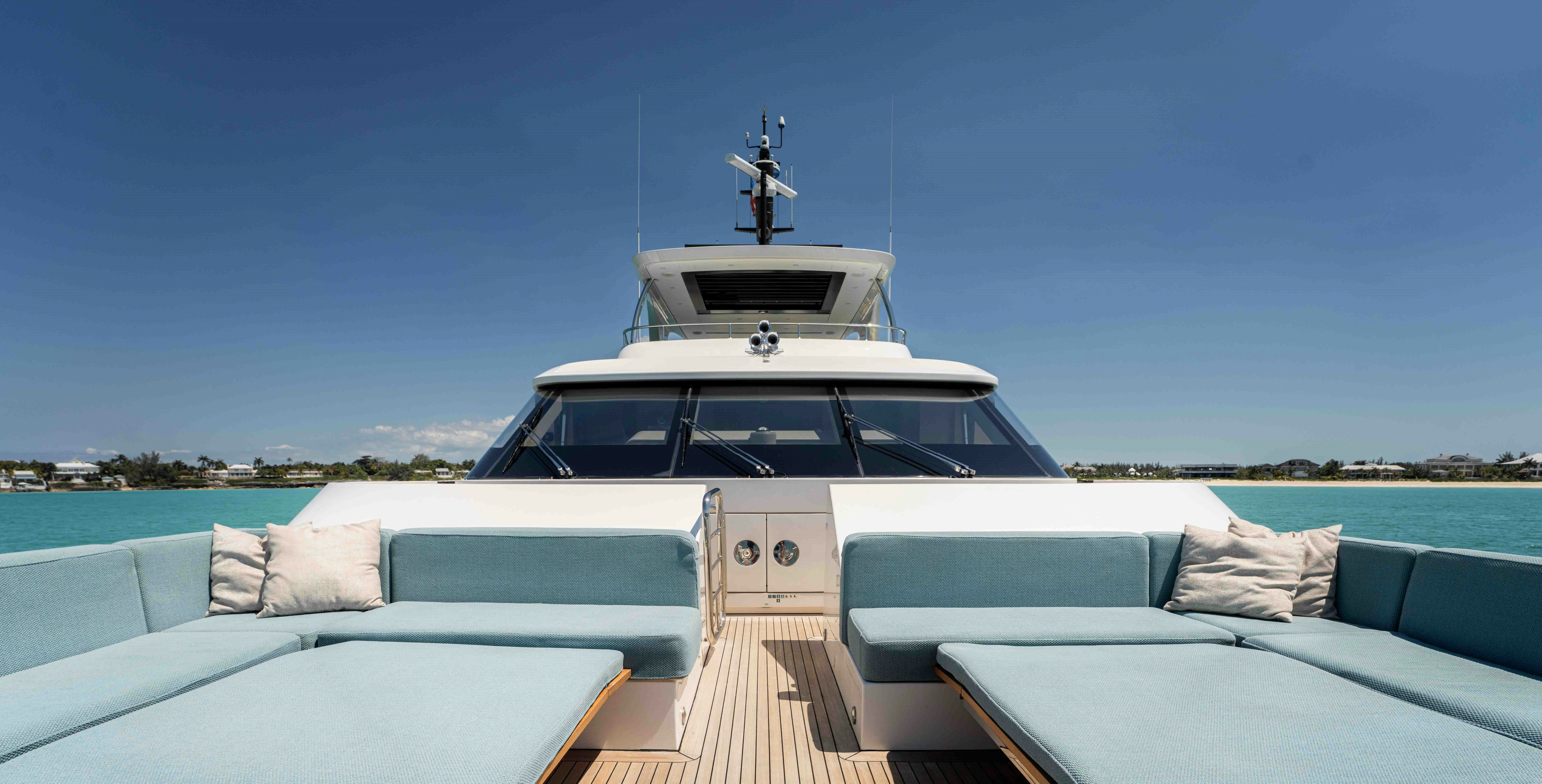 a boat on a dock aboard PREMURA Yacht for Charter