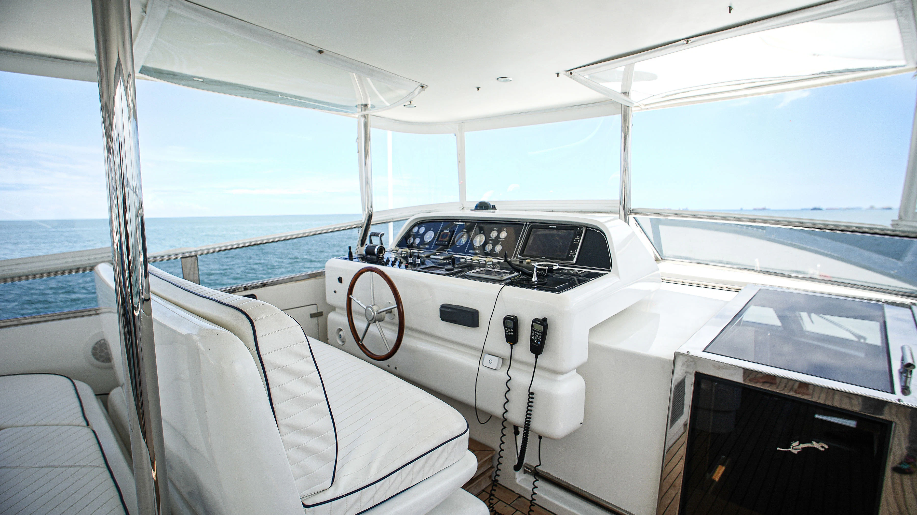 inside of a boat aboard NORTHSTAR I Yacht for Sale