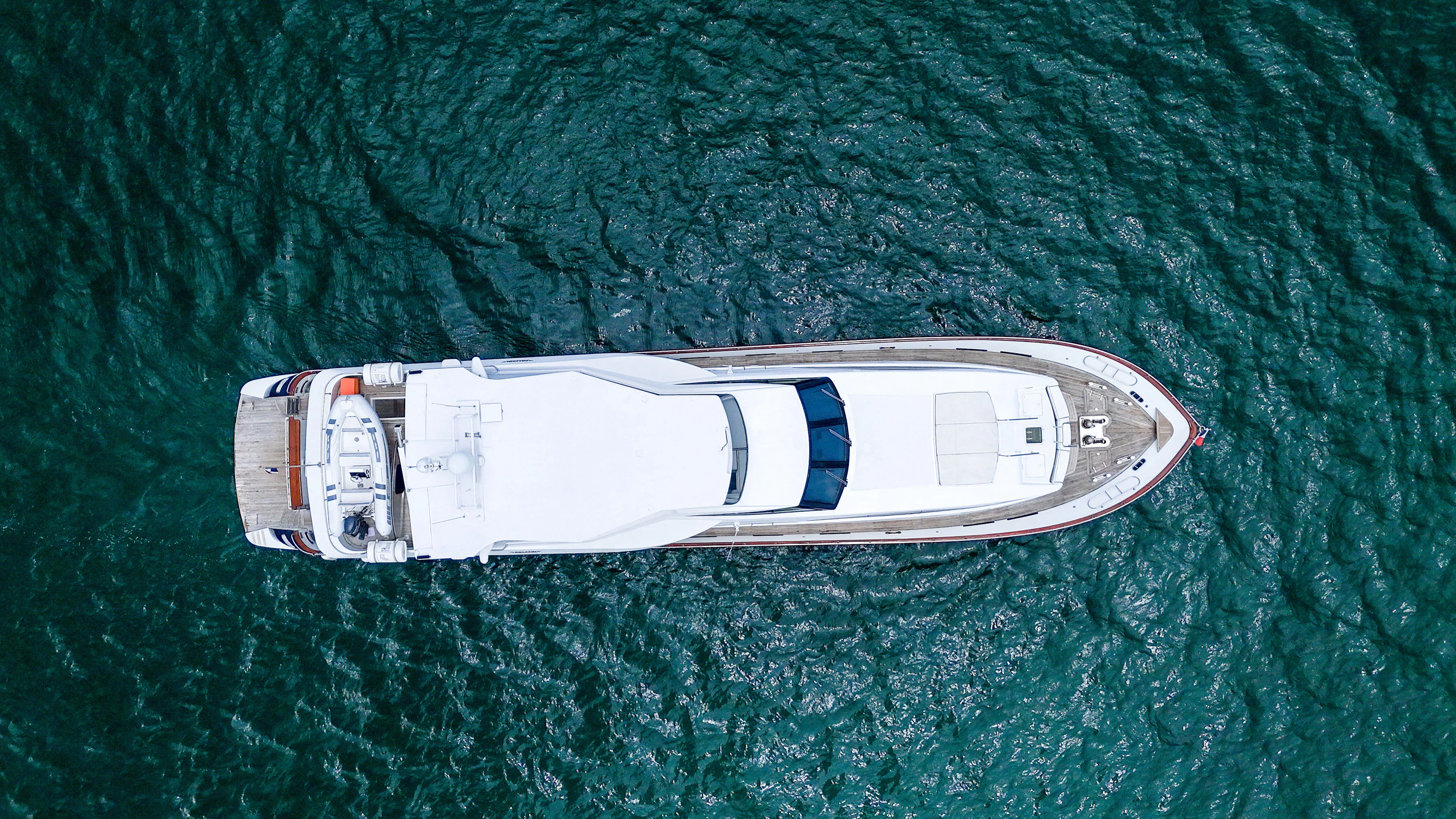 a boat in the water aboard NORTHSTAR I Yacht for Sale
