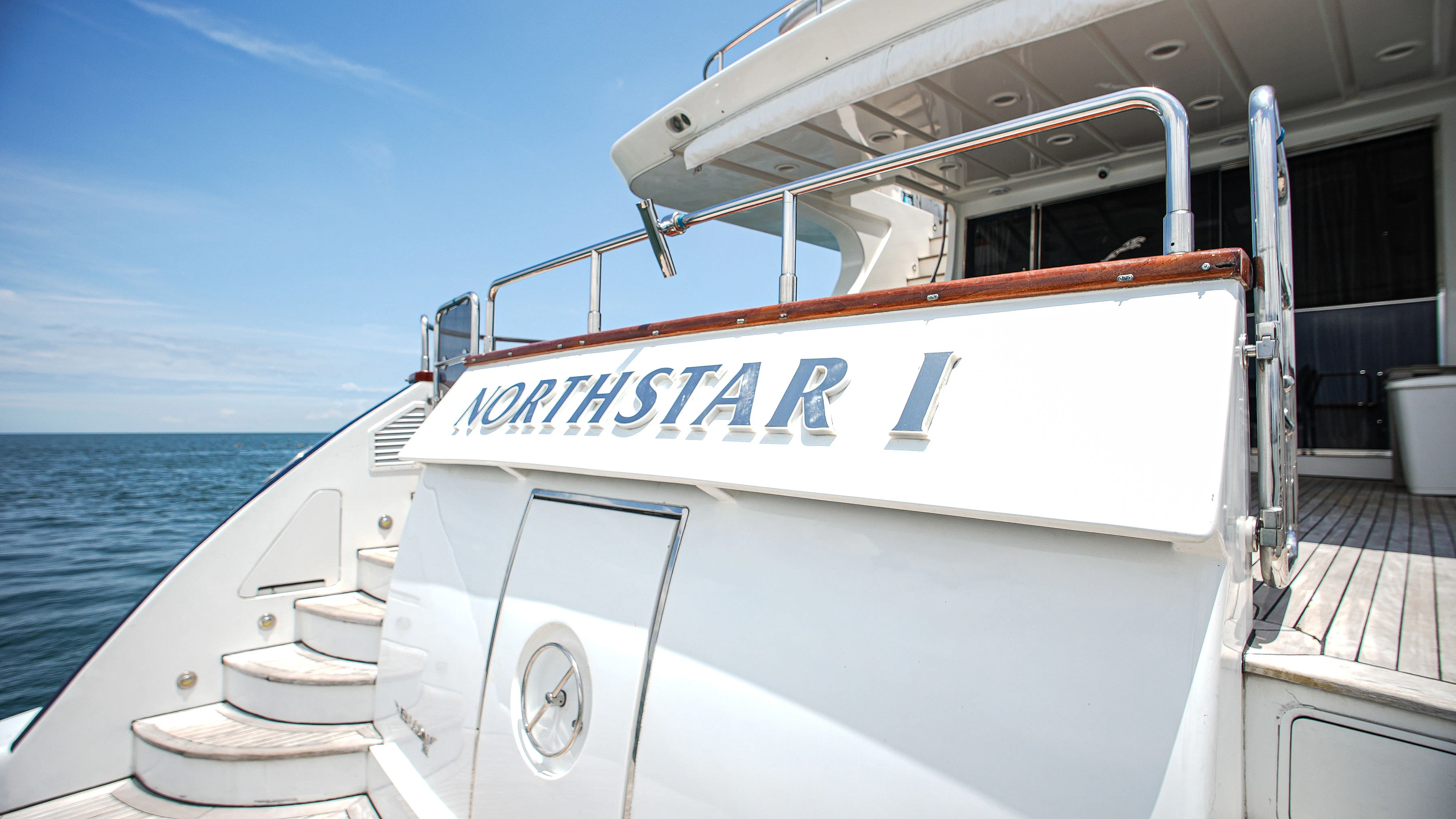 a boat on the water aboard NORTHSTAR I Yacht for Sale