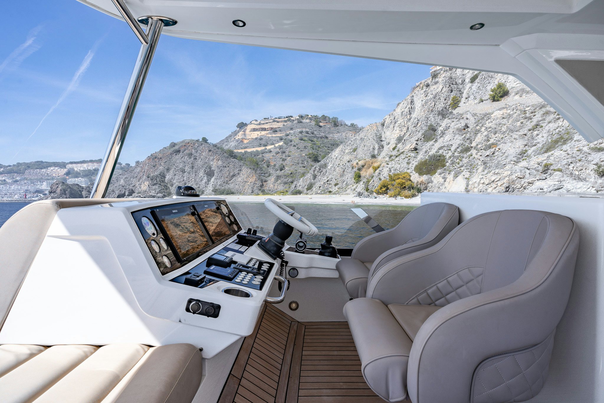 a boat on a boat aboard ISLA DE FLORA Yacht for Sale