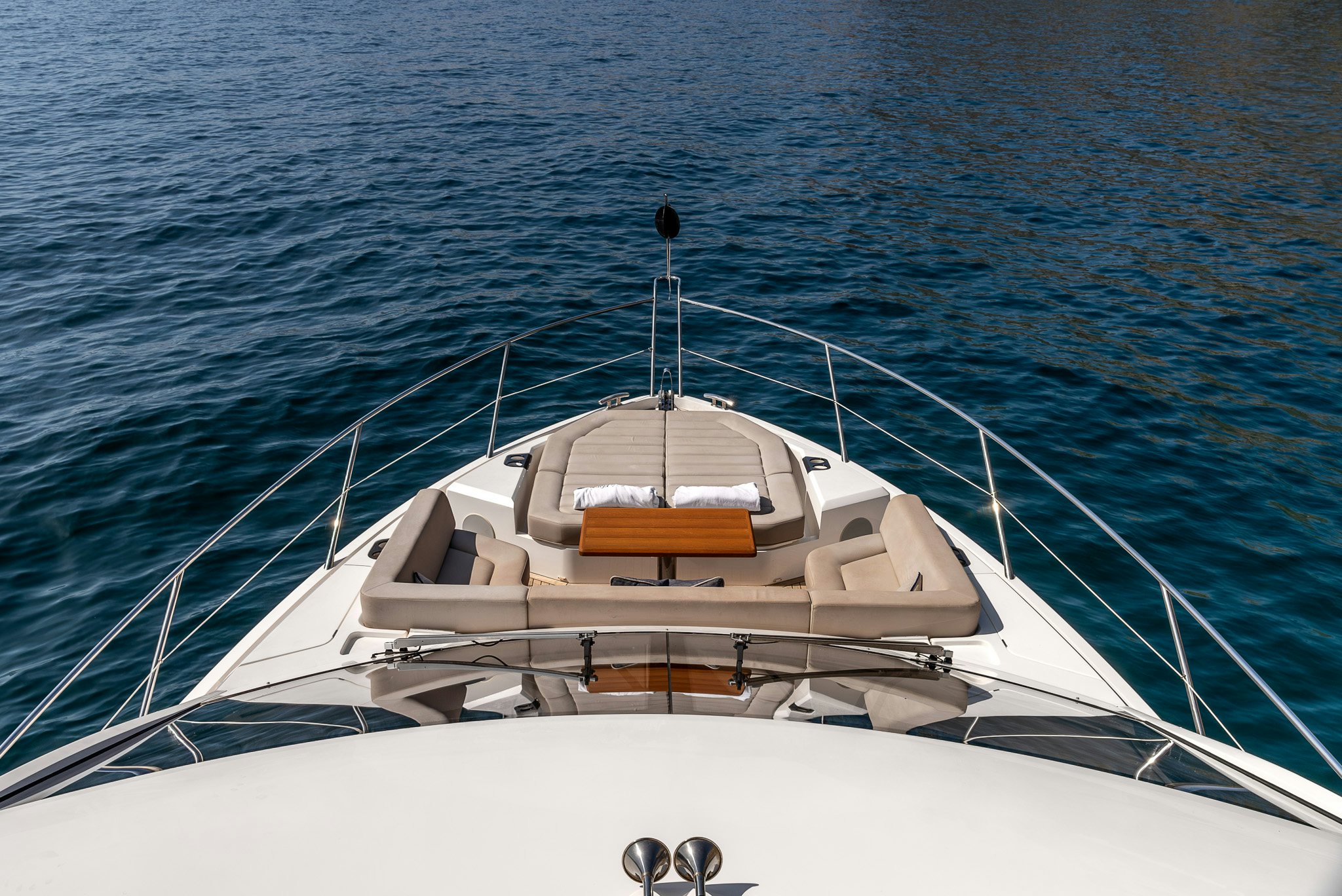 a boat in the water aboard ISLA DE FLORA Yacht for Sale