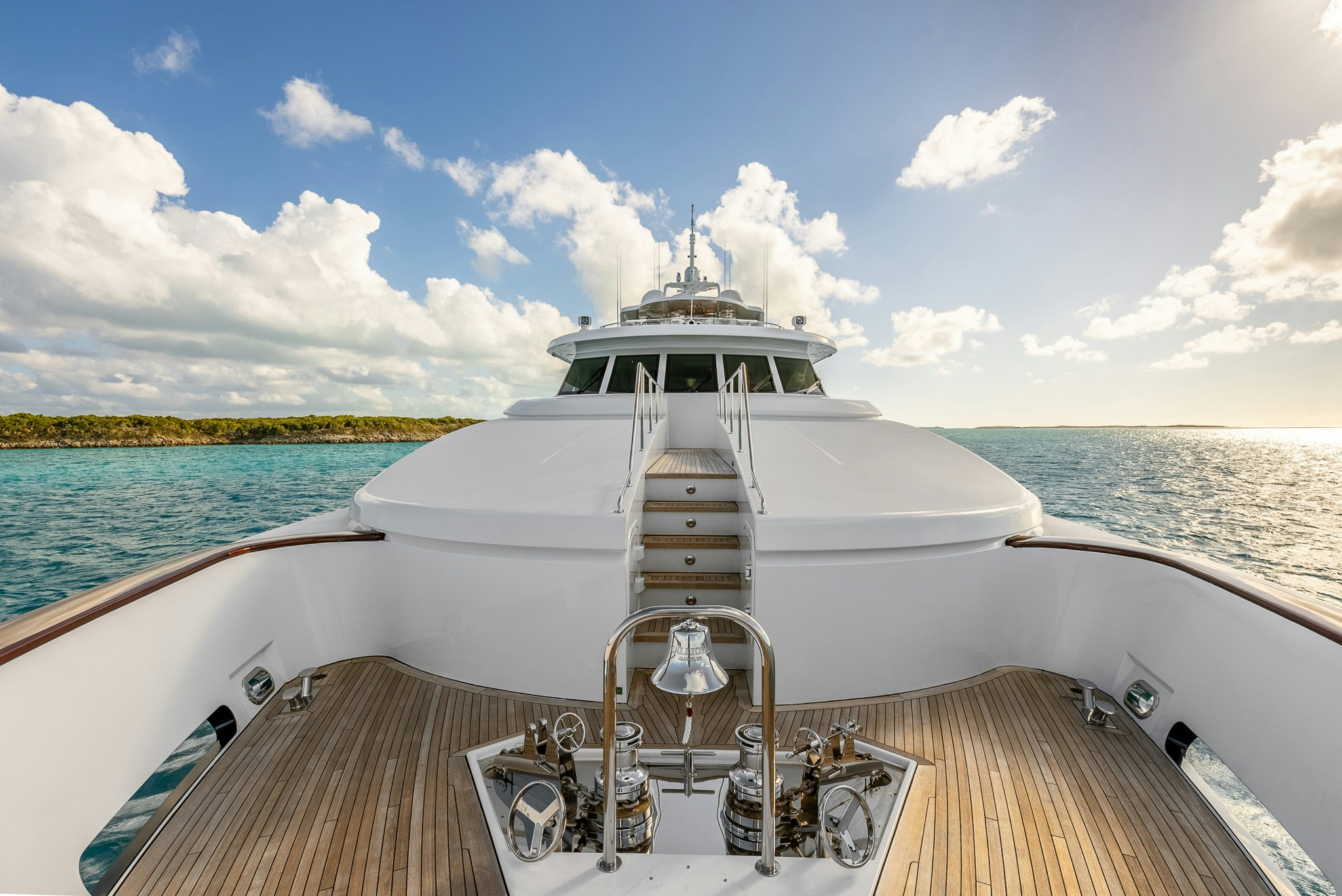 a boat on the water aboard CALLIOPE Yacht for Sale