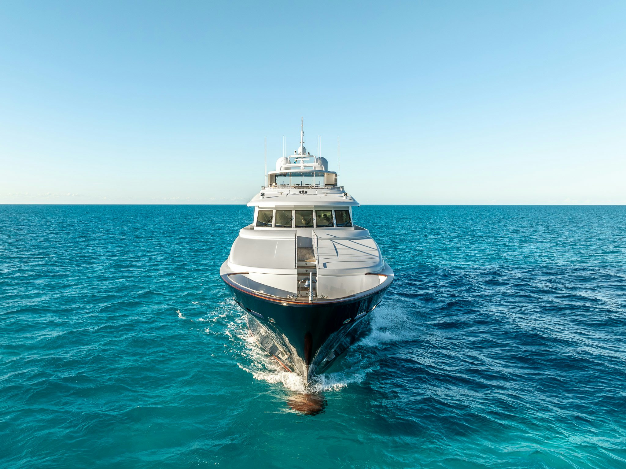 a boat in the water aboard CALLIOPE Yacht for Sale