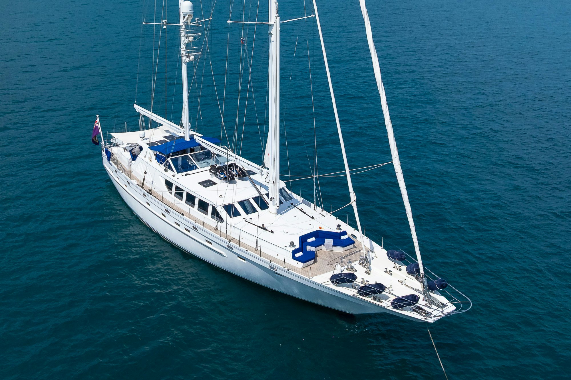 a white boat on the water aboard PLAYMOBIL Yacht for Sale