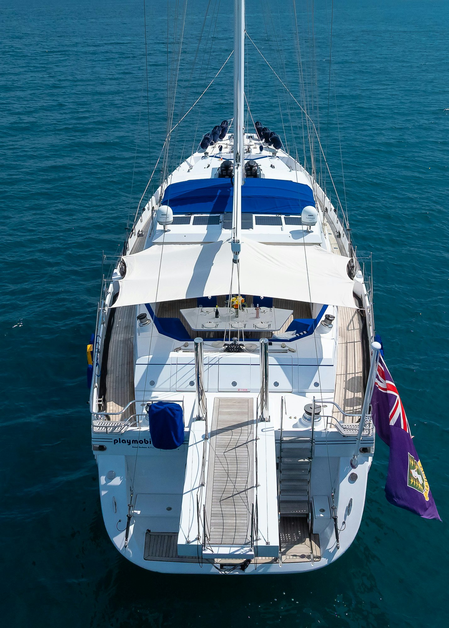 a large ship in the water aboard PLAYMOBIL Yacht for Sale