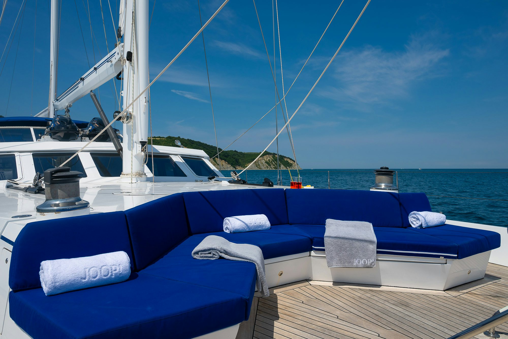 a boat on the water aboard PLAYMOBIL Yacht for Sale