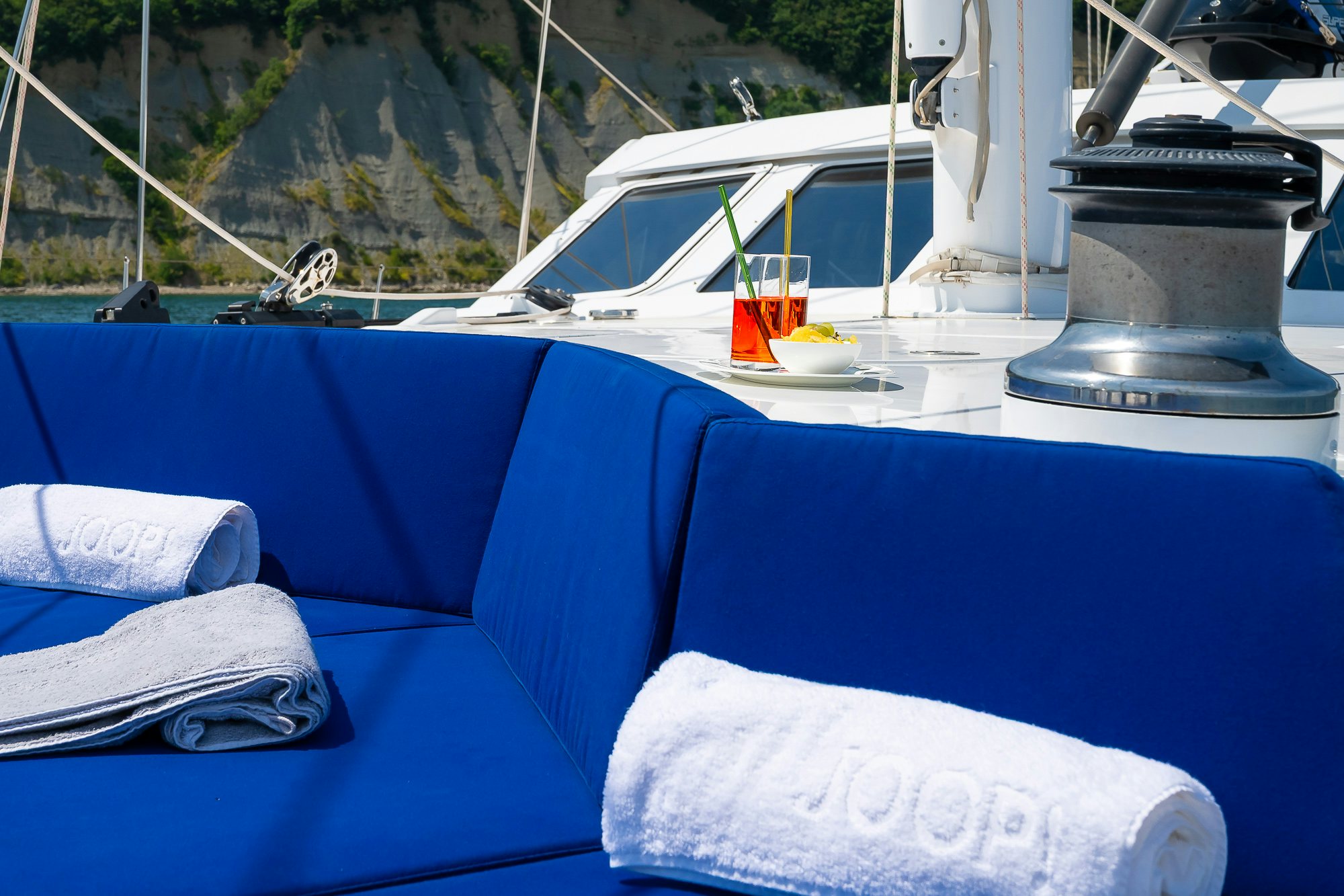 a boat on the water aboard PLAYMOBIL Yacht for Sale