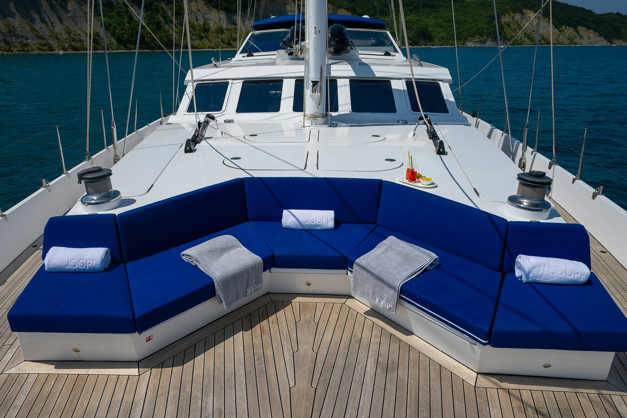 a boat on the water aboard PLAYMOBIL Yacht for Sale