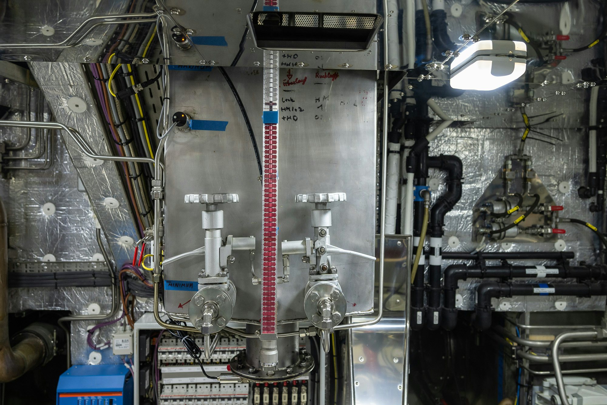 a close-up of a machine aboard PLAYMOBIL Yacht for Sale