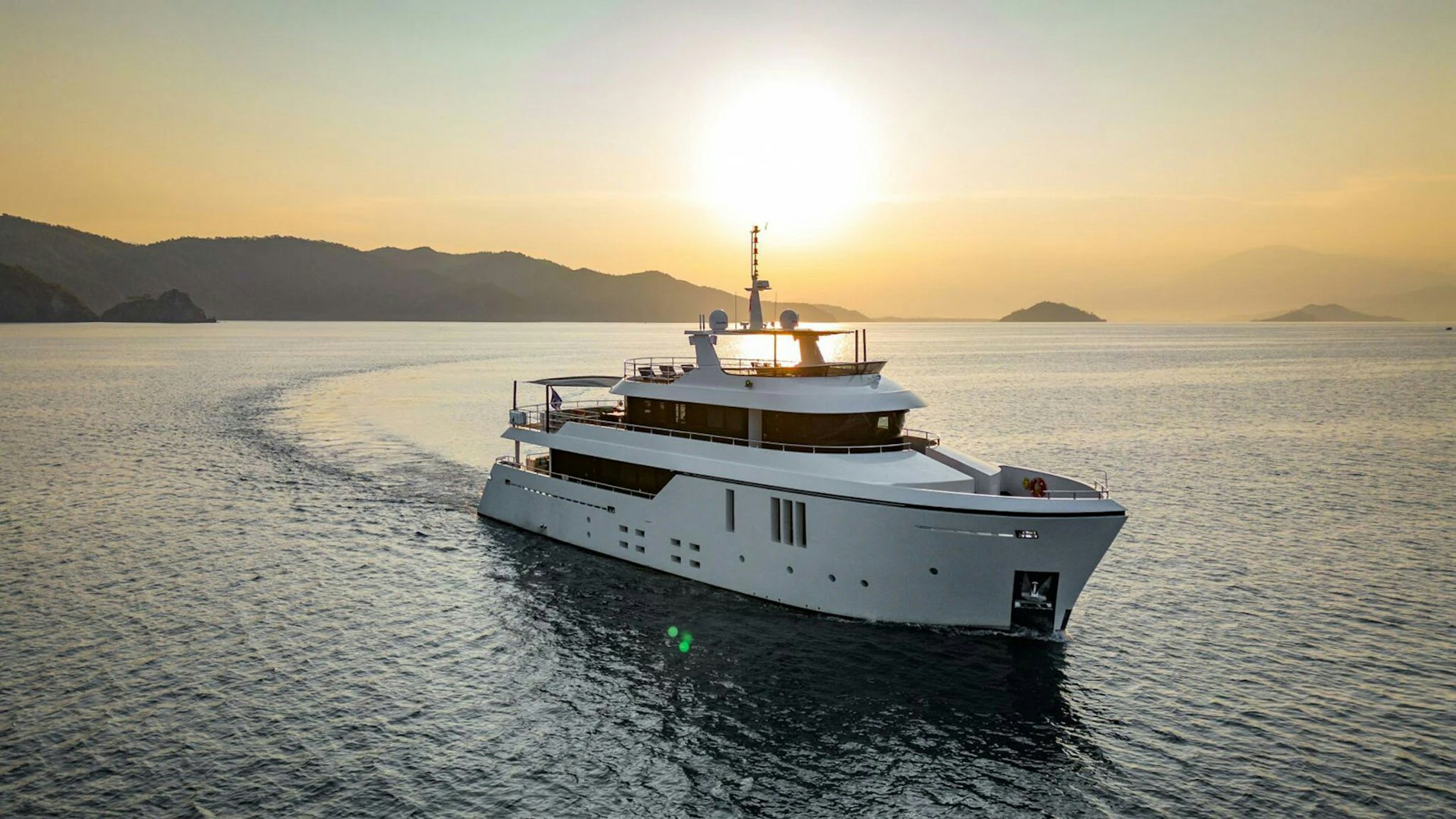 a boat in the water aboard ZEEMAR Yacht for Charter