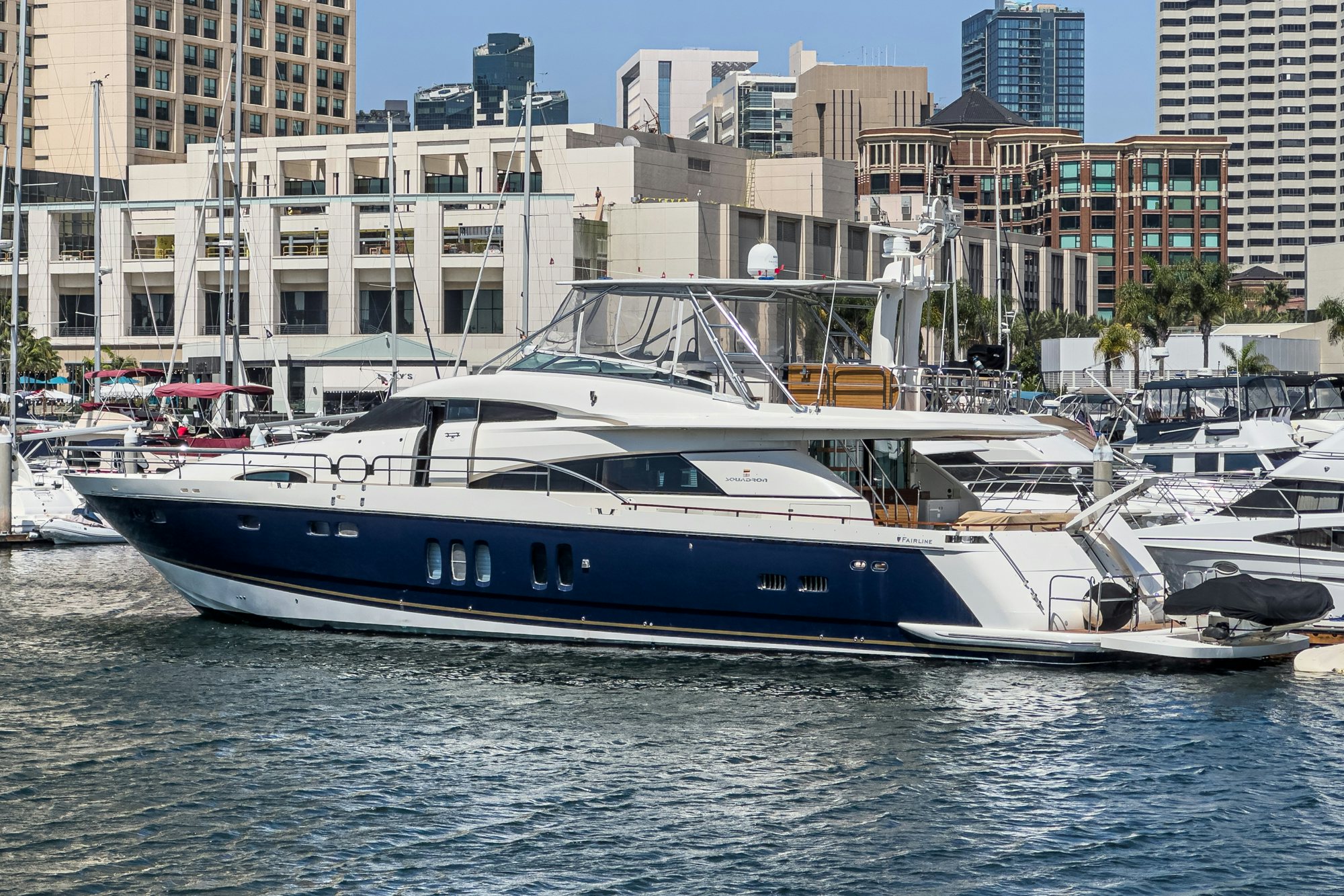 a boat in the water aboard COMPASS ROSE Yacht for Sale