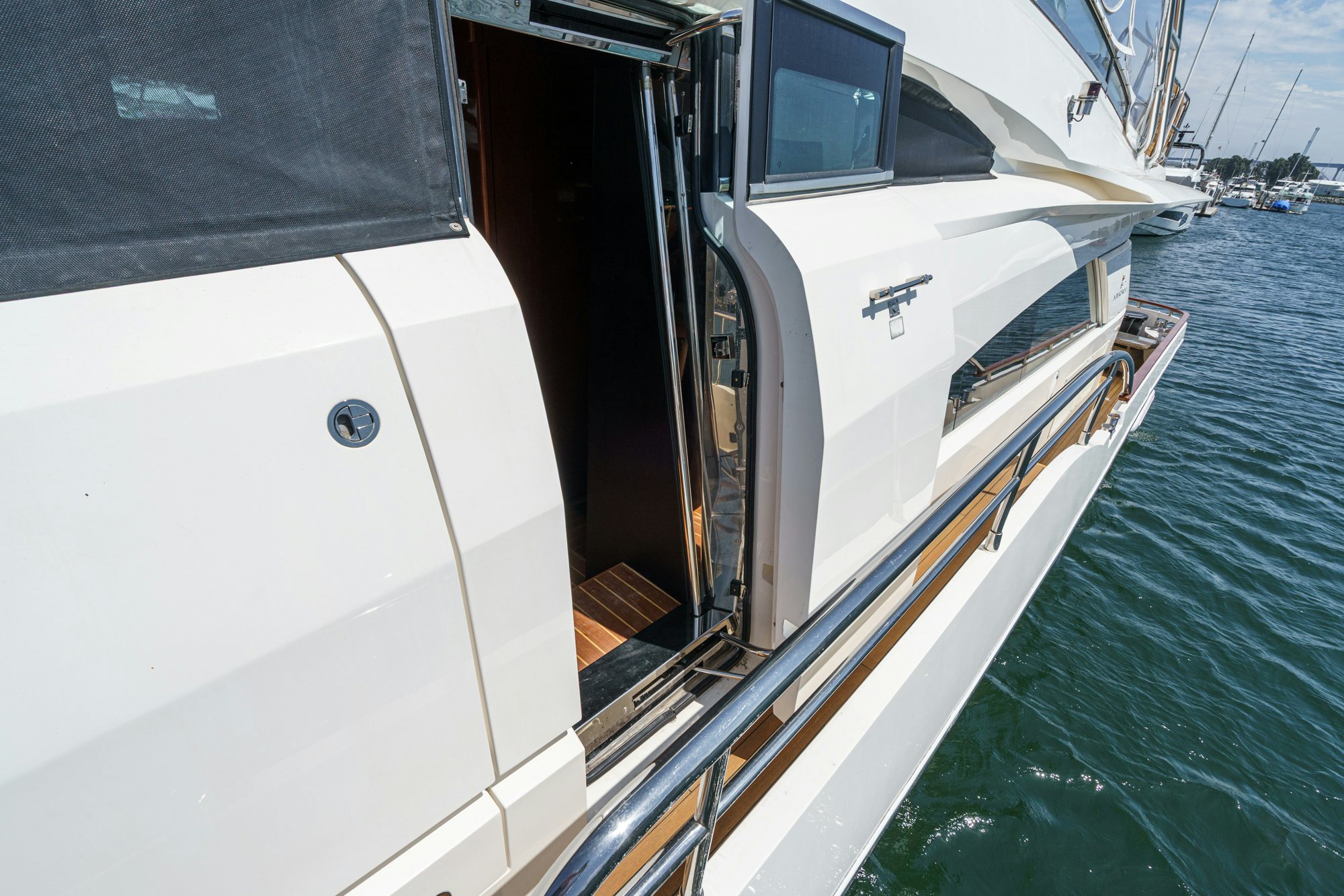 a boat on the water aboard COMPASS ROSE Yacht for Sale