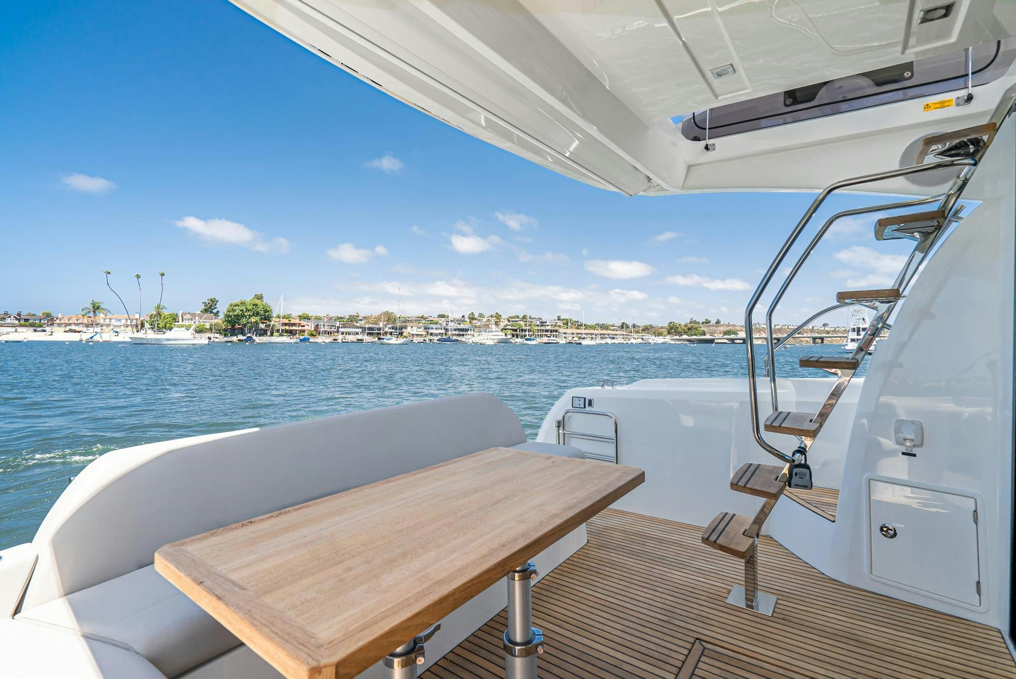 a boat on the water aboard SEAS THE DAY Yacht for Sale