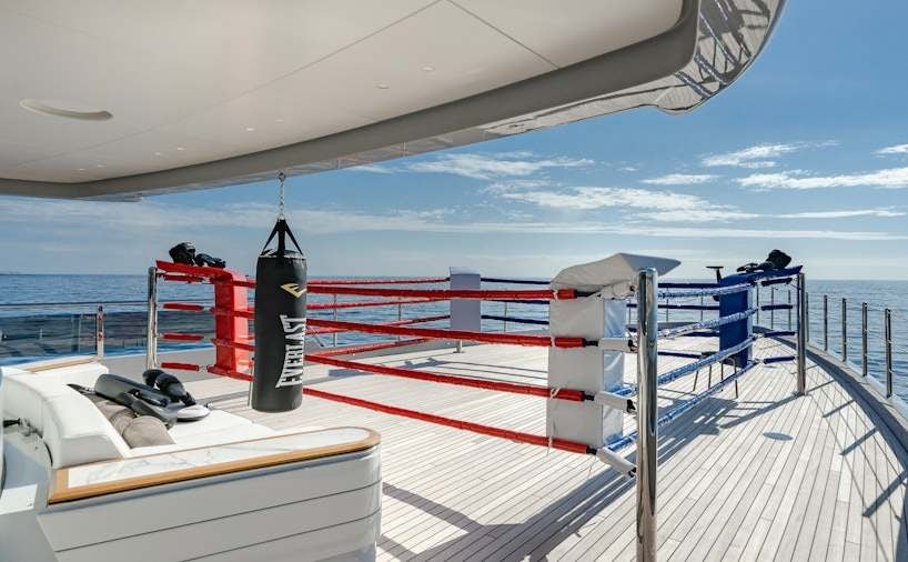 a boat on the water aboard SERENISSIMA I Yacht for Charter