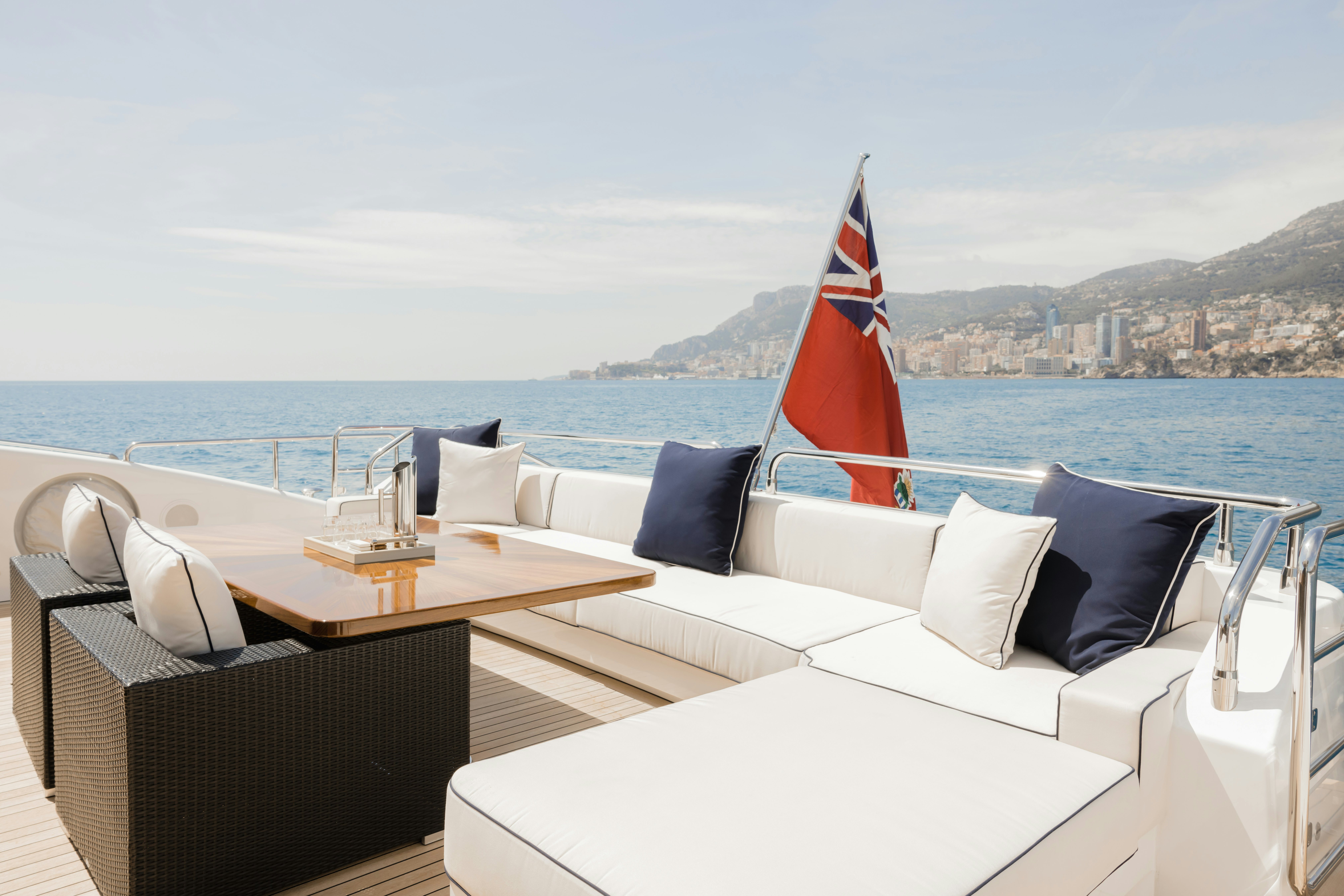 a boat on the water aboard ROYALE X Yacht for Charter