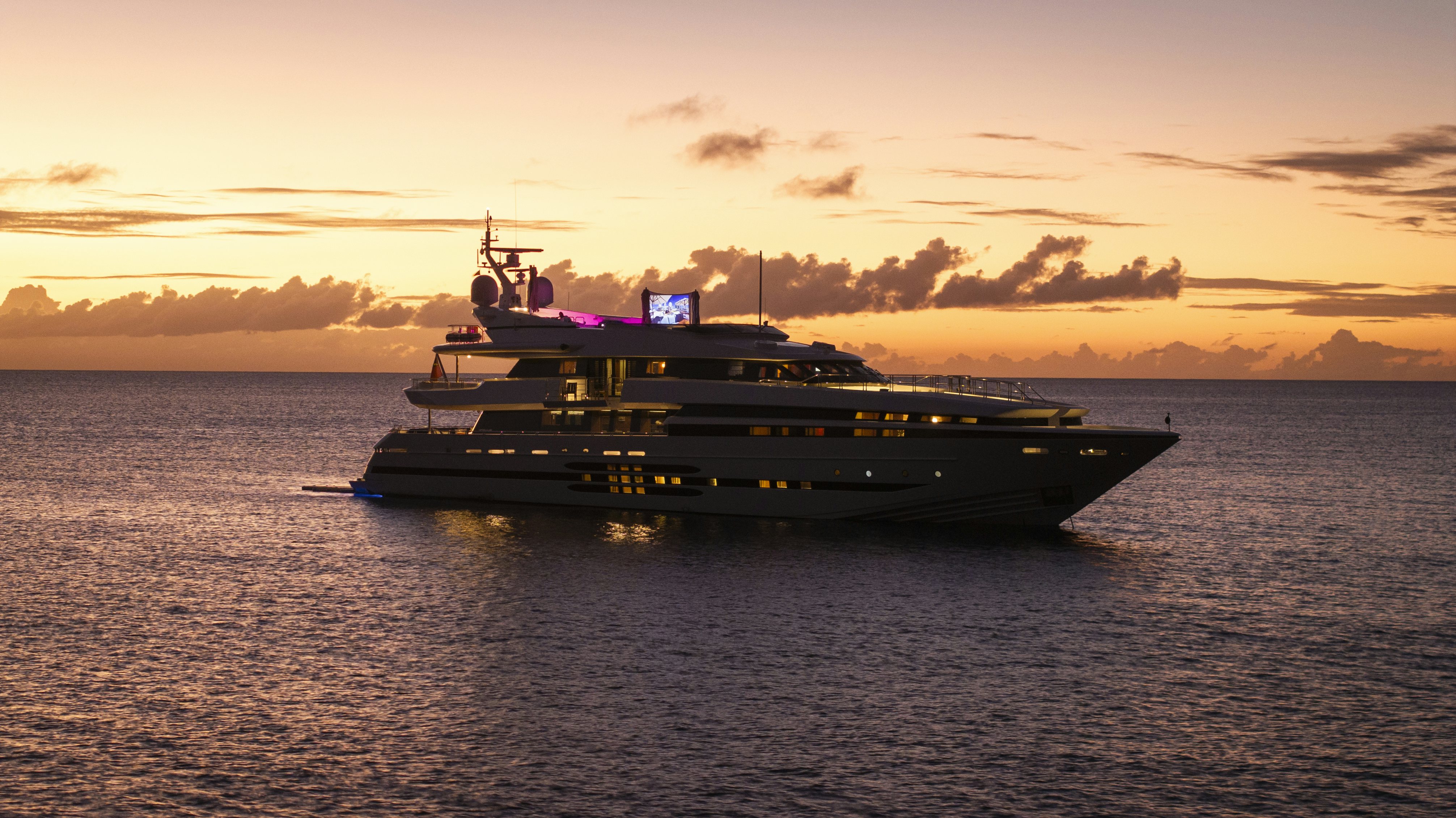 a boat in the water aboard BALISTA Yacht for Sale