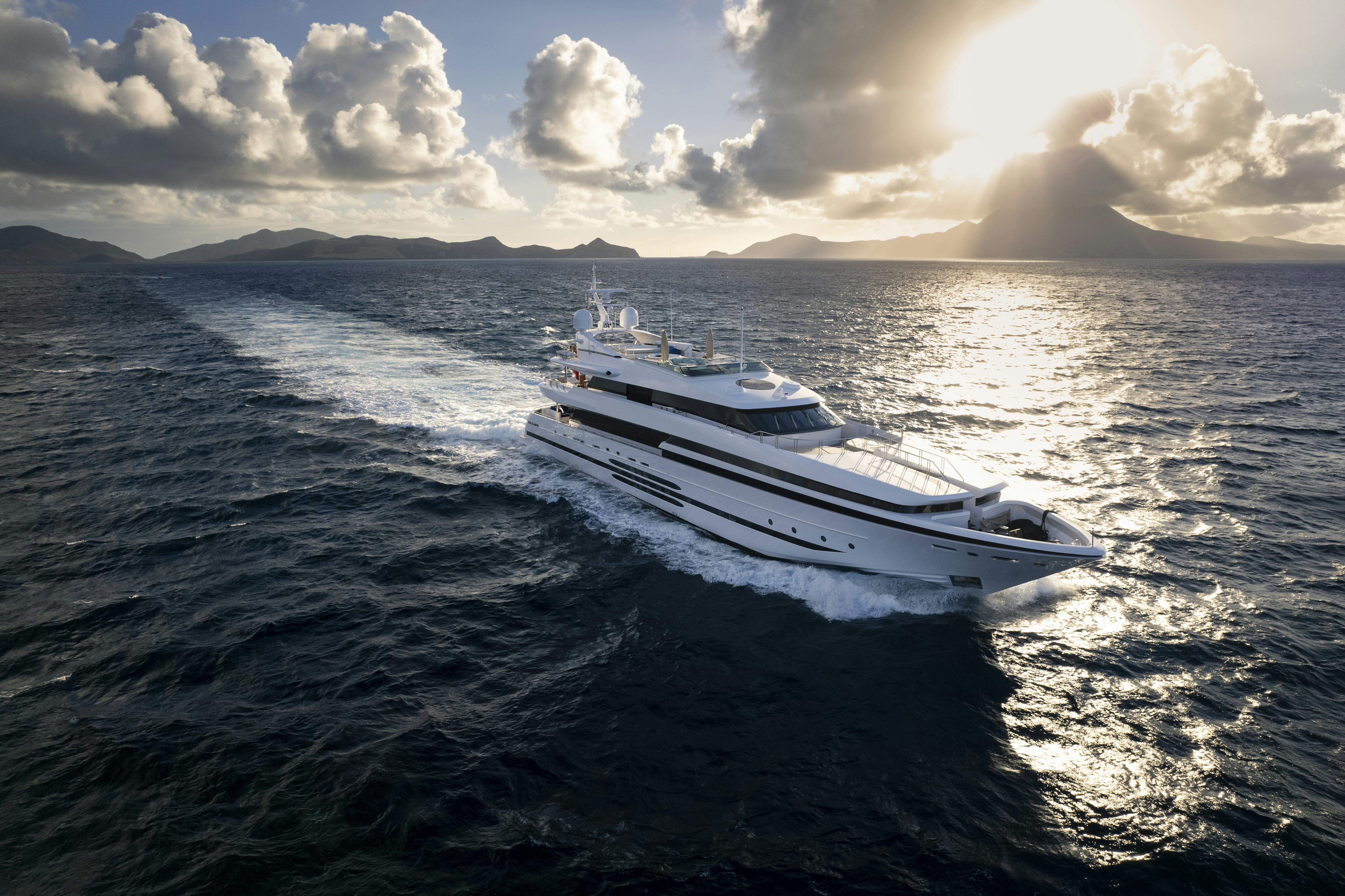 a boat in the water aboard BALISTA Yacht for Sale