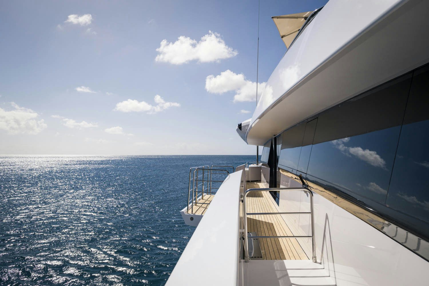 a boat on the water aboard BALISTA Yacht for Charter