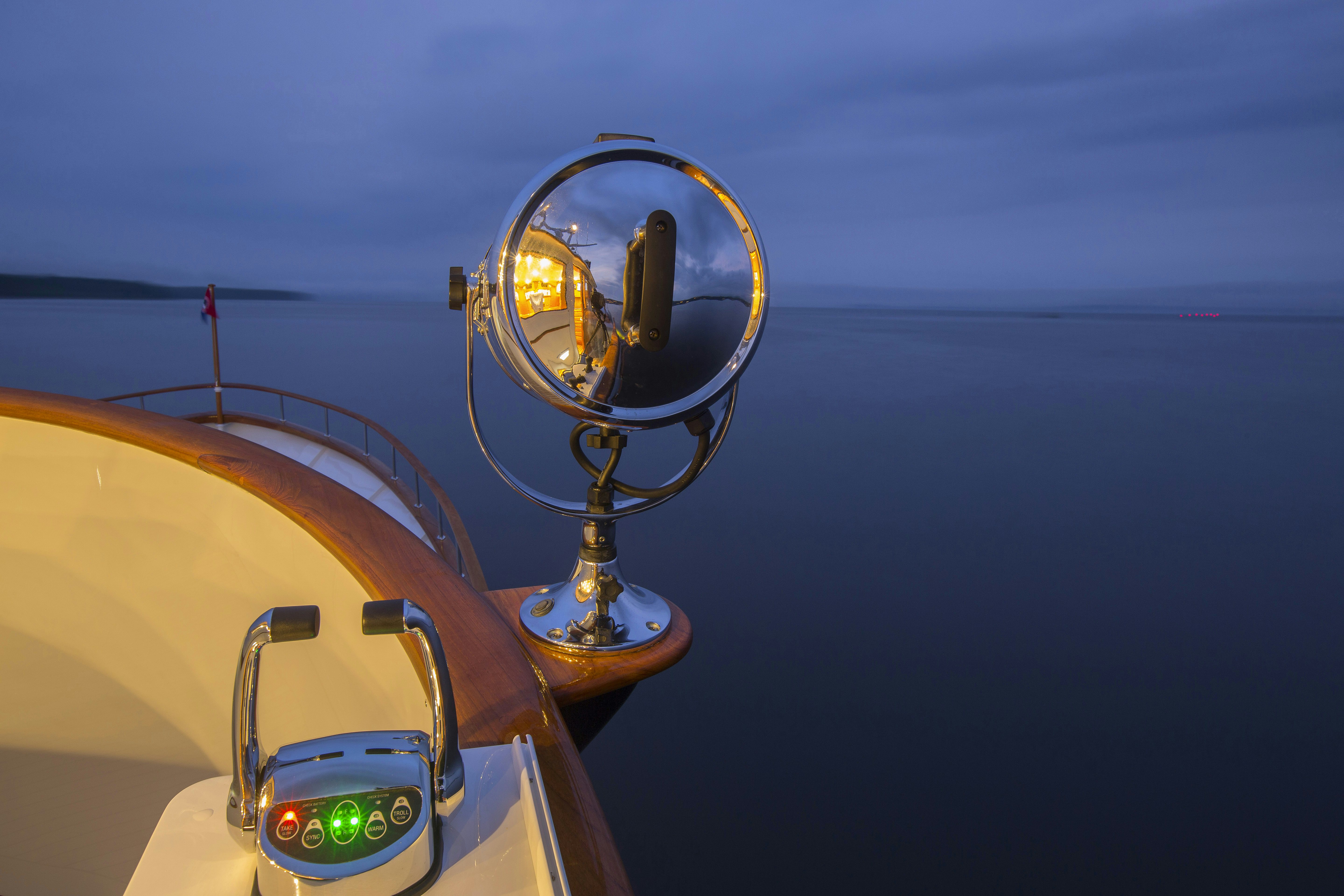 a view of the ocean from a cockpit of a plane aboard STONEFACE Yacht for Sale