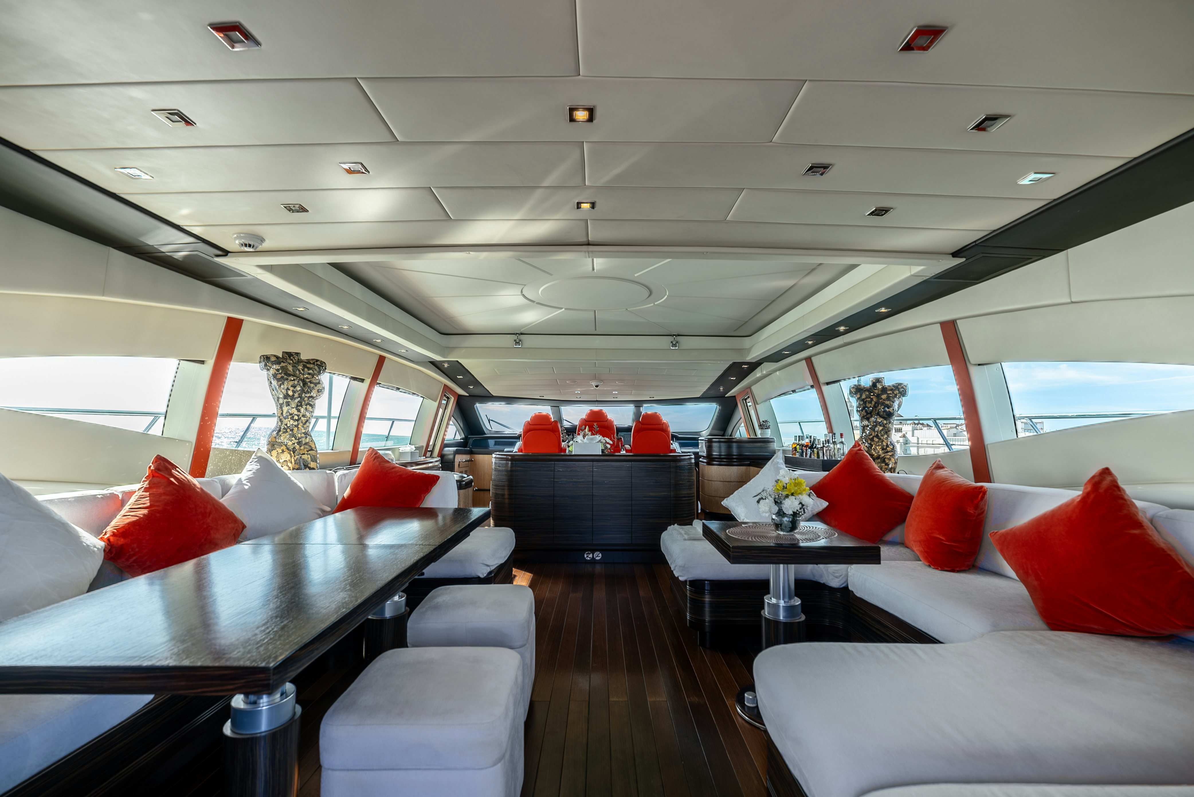 inside of a boat aboard GRAZIADIU Yacht for Sale