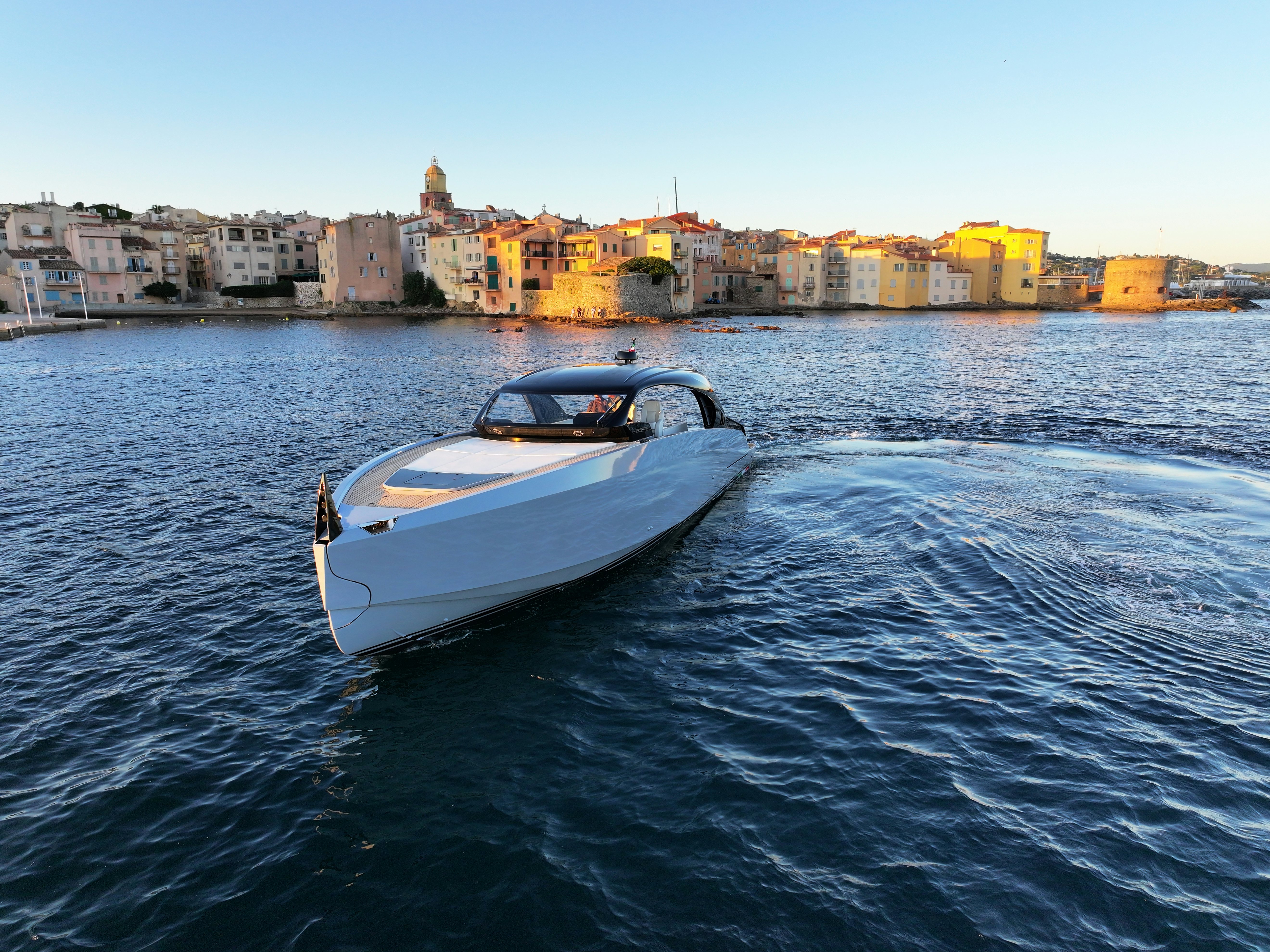 a boat on the water aboard VESPRO 55 Yacht for Sale