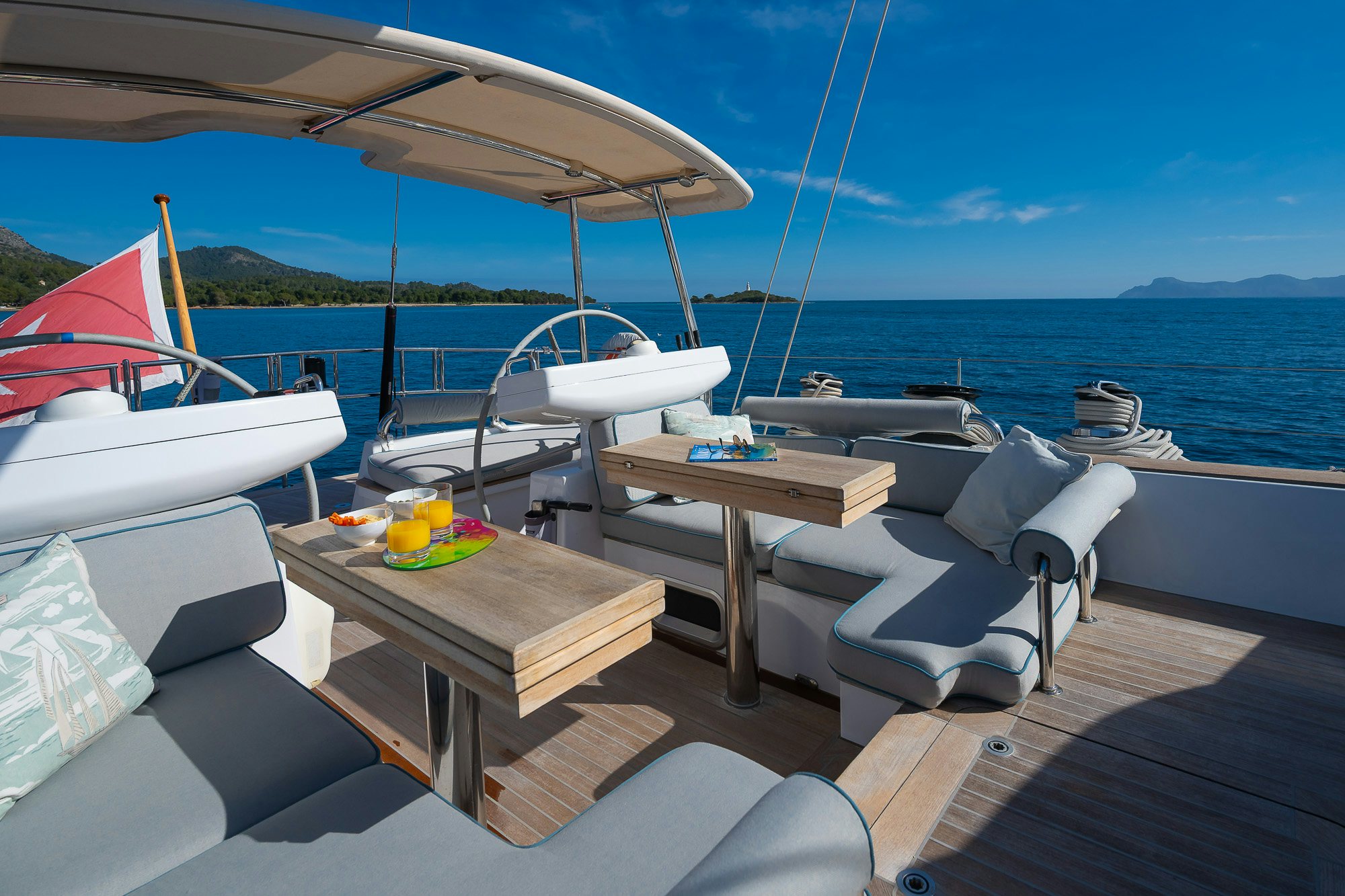 a boat on the water aboard ADESA Yacht for Sale
