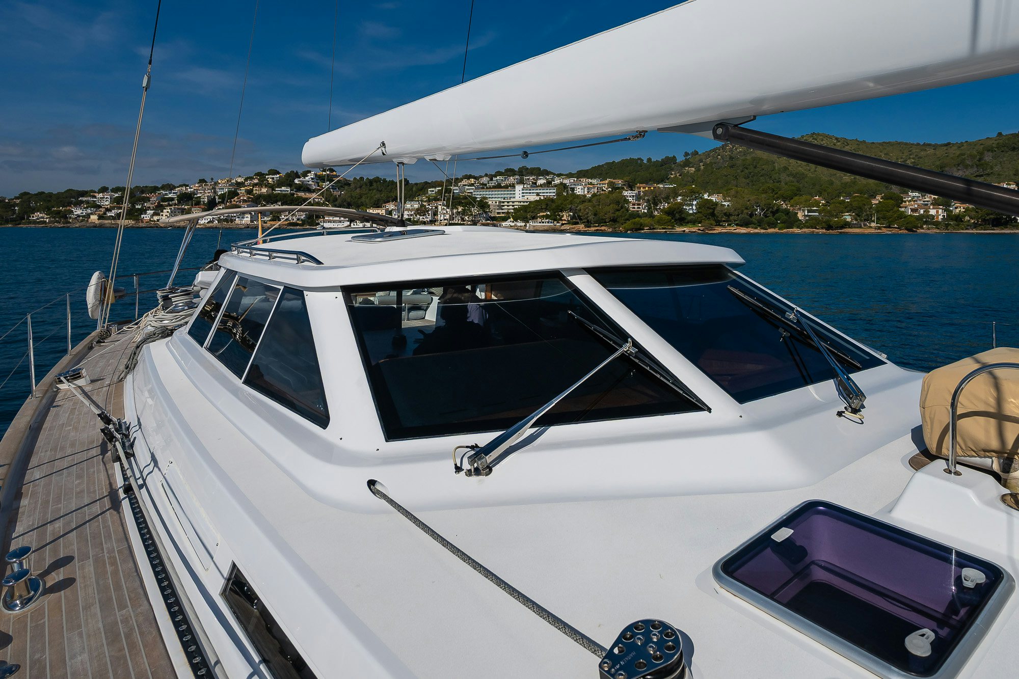 a boat on the water aboard ADESA Yacht for Sale